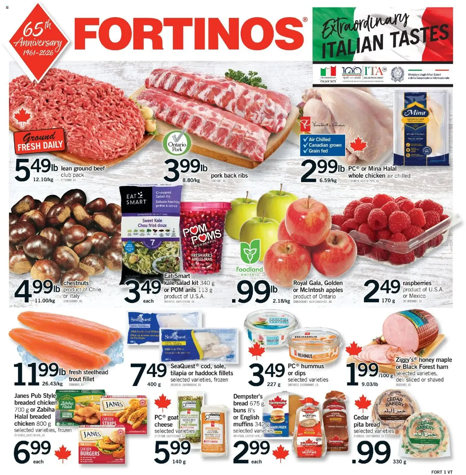 Fortinos weekly flyer / circulaire from Oct 29, 2026 > weekly specials & deals