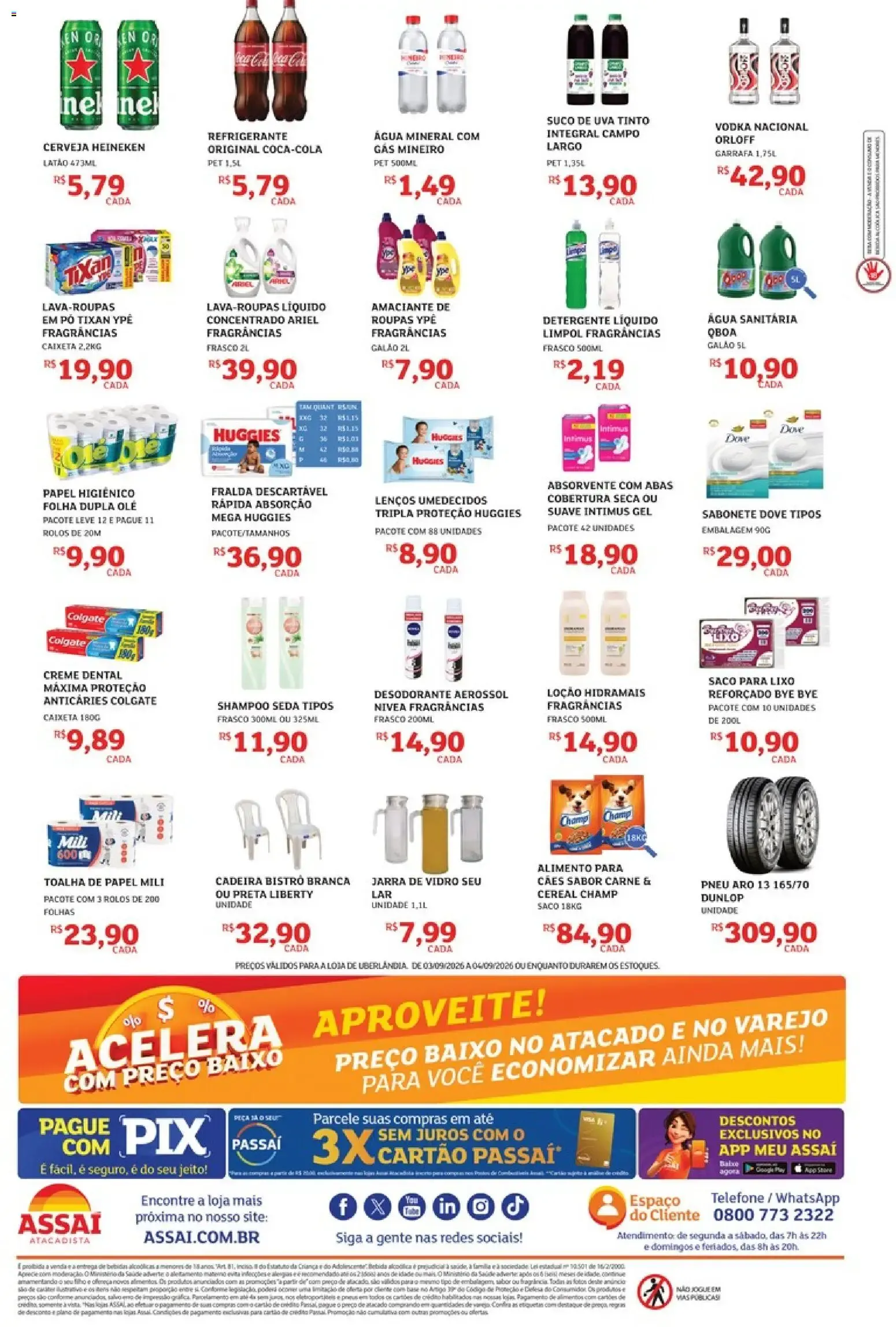 Encarte de Assaí Atacadista ofertas - MG de 03/09/2026 | Promoções Online 3 de setembro até 4 de setembro 2026 - Pagina 2