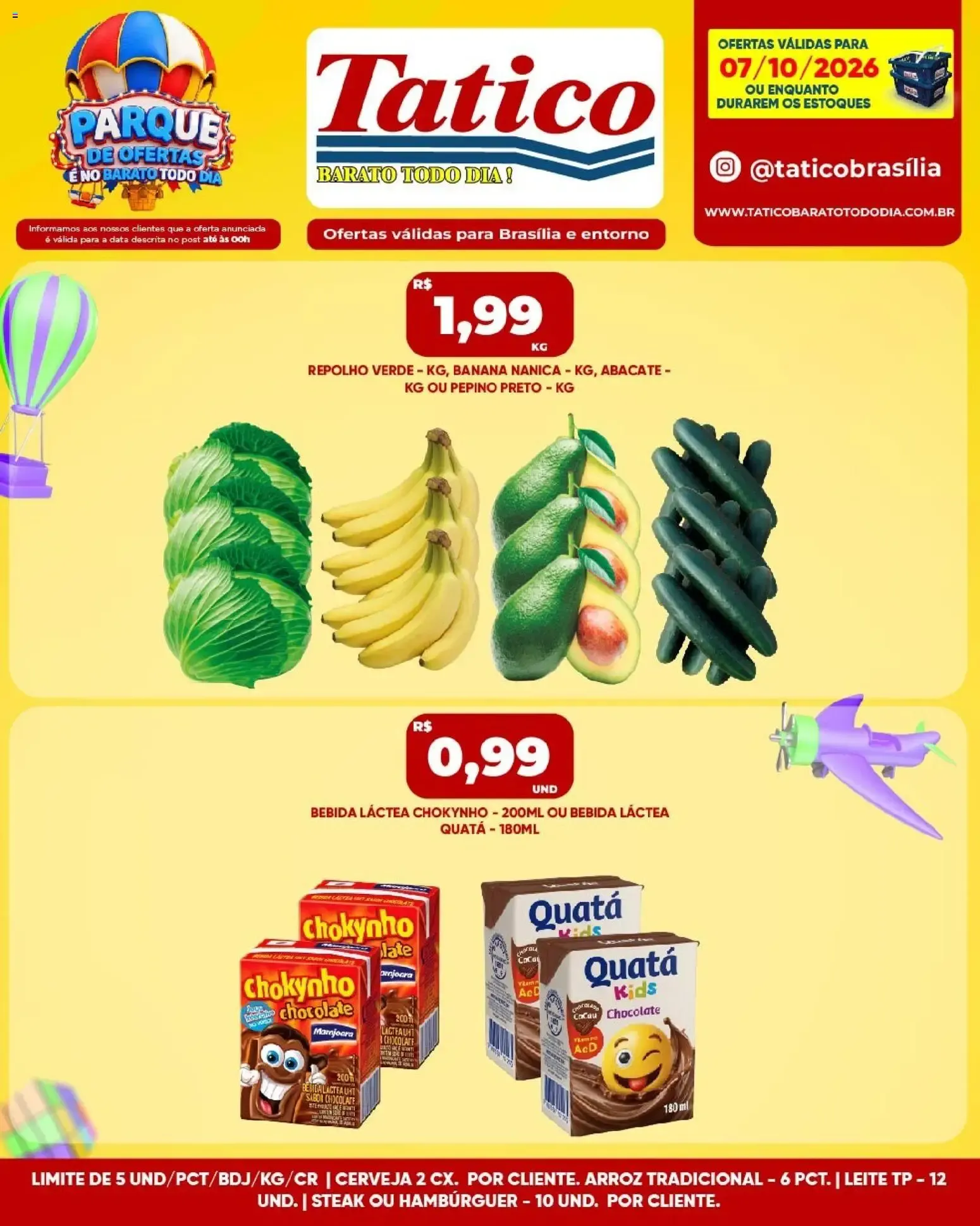 Encarte de Tatico ofertas do Dia de 07/10/2026 | Promoções Online 7 de outubro até 7 de outubro 2026 - Pagina 1