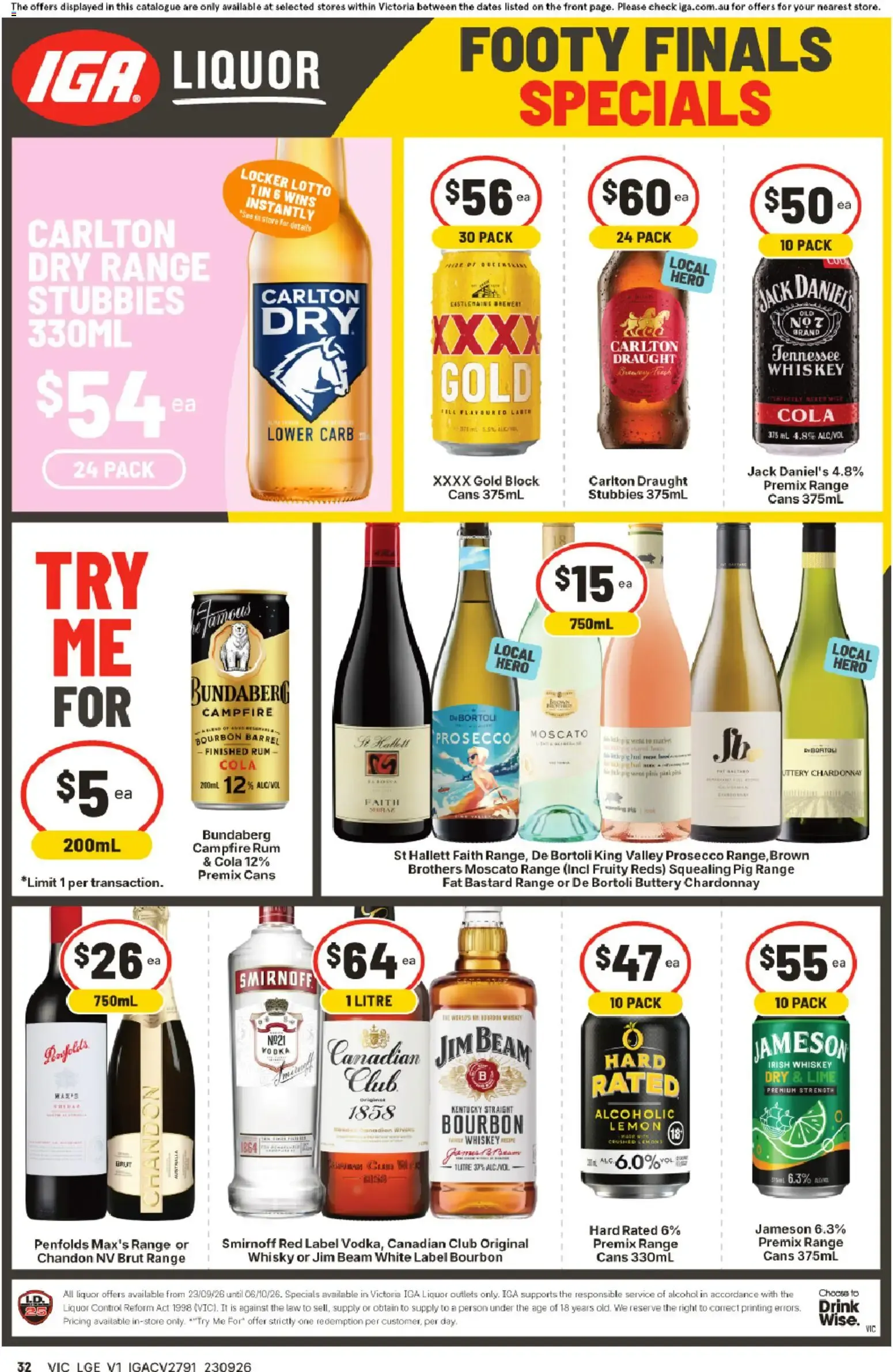 IGA FOOTY FINALS - Catalogue valid from 23 September to 29 September 2026 - page 2