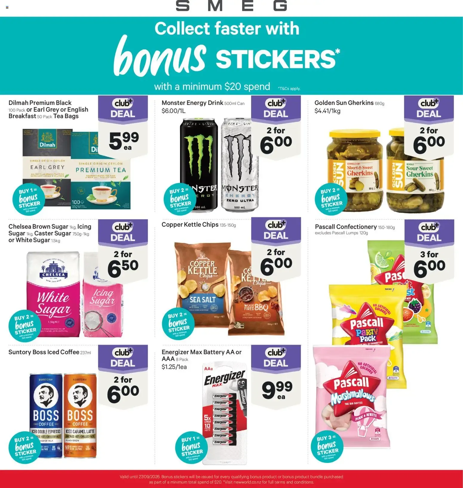 New World - Collect SMEG Knives & Weekly Specials from 21 September to 27 September 2026 - Catalogue Page 3