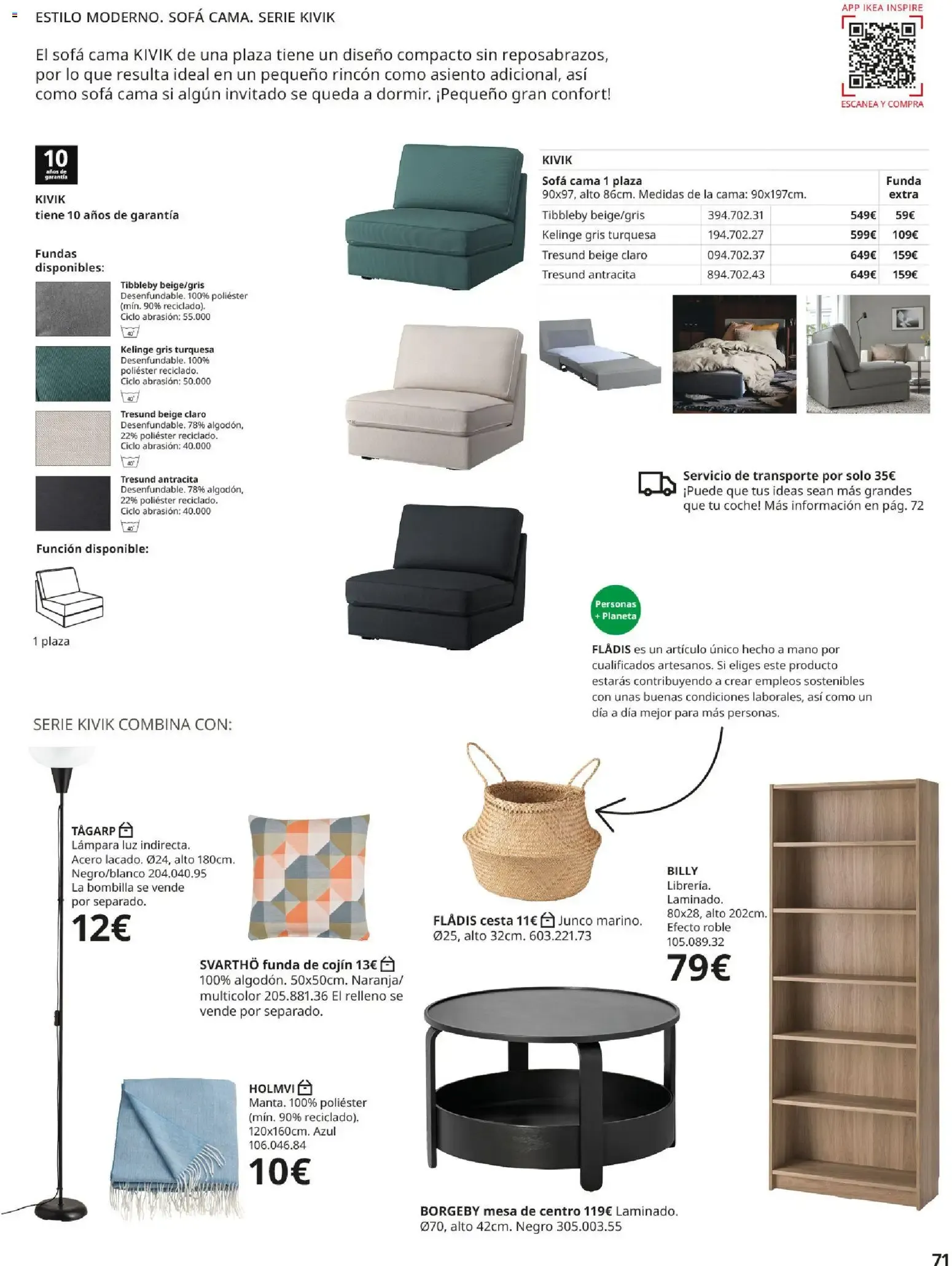 Catálogo de Guía de Compra Sofás IKEA 7 de mayo al 31 de agosto 2026 - Página 71