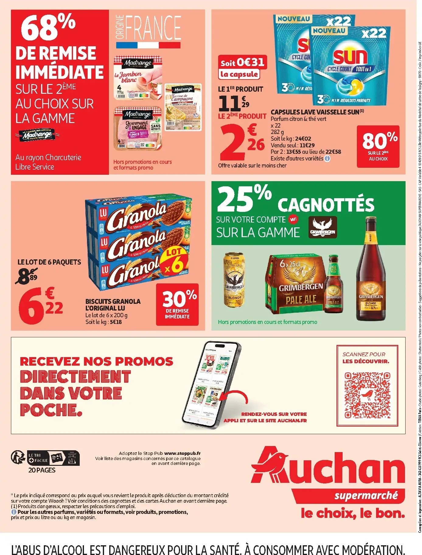 Current Auchan Supermarché leaflet valid from du mardi 20/10/2026 to du samedi 24/10/2026 du 20 octobre au 24 octobre 2026 - Catalogue page 20