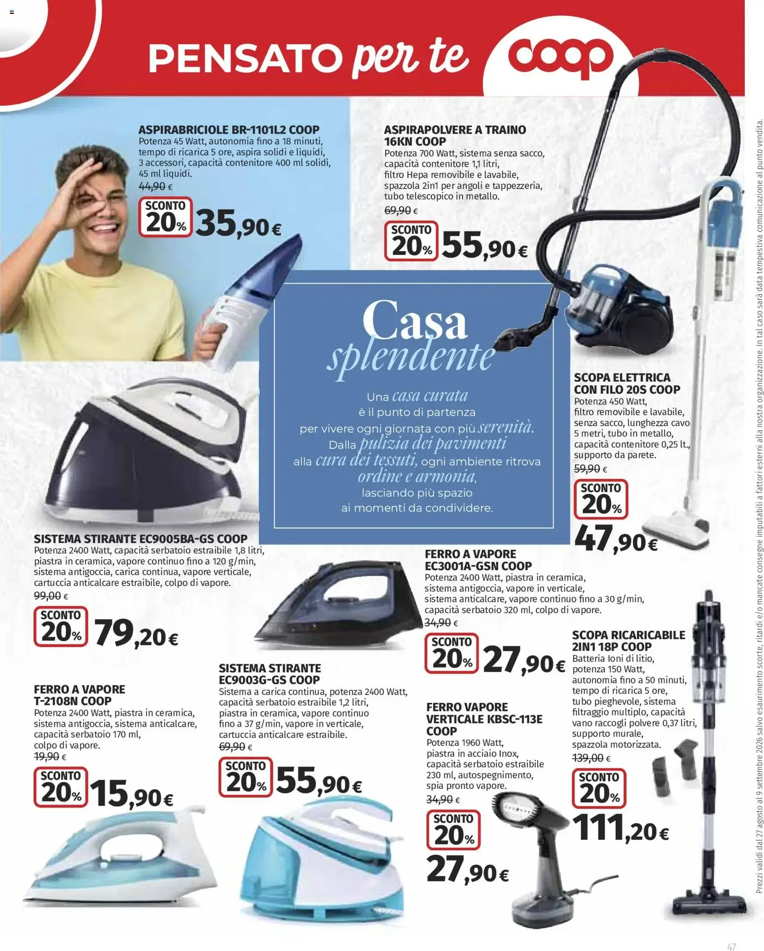 Volantino COOP Anteprima dal 27/08/2026 > NUOVO Promozioni da 27 agosto a 9 settembre di 2026 - Pagina del volantino 47