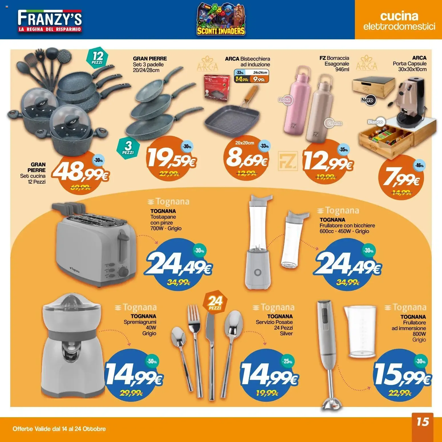 FRANZY'S LA REGINA DEL RISPARMIO da 14 ottobre a 24 ottobre di 2026 - Pagina del volantino 15