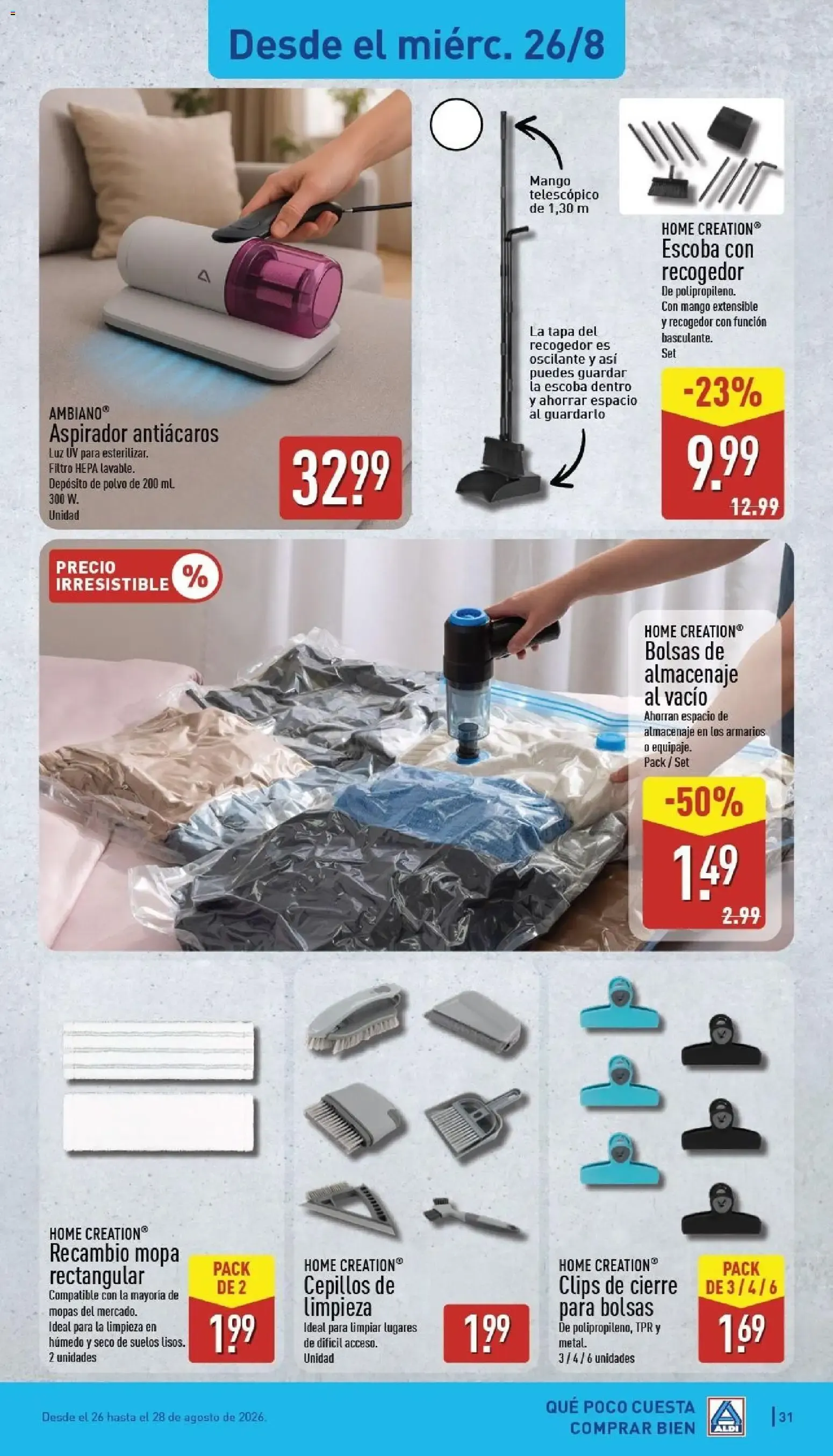 Catálogo de Aldi folleto Canarias del 24/08/2026 | Catálogo 24 de agosto al 30 de agosto 2026 - Página 31