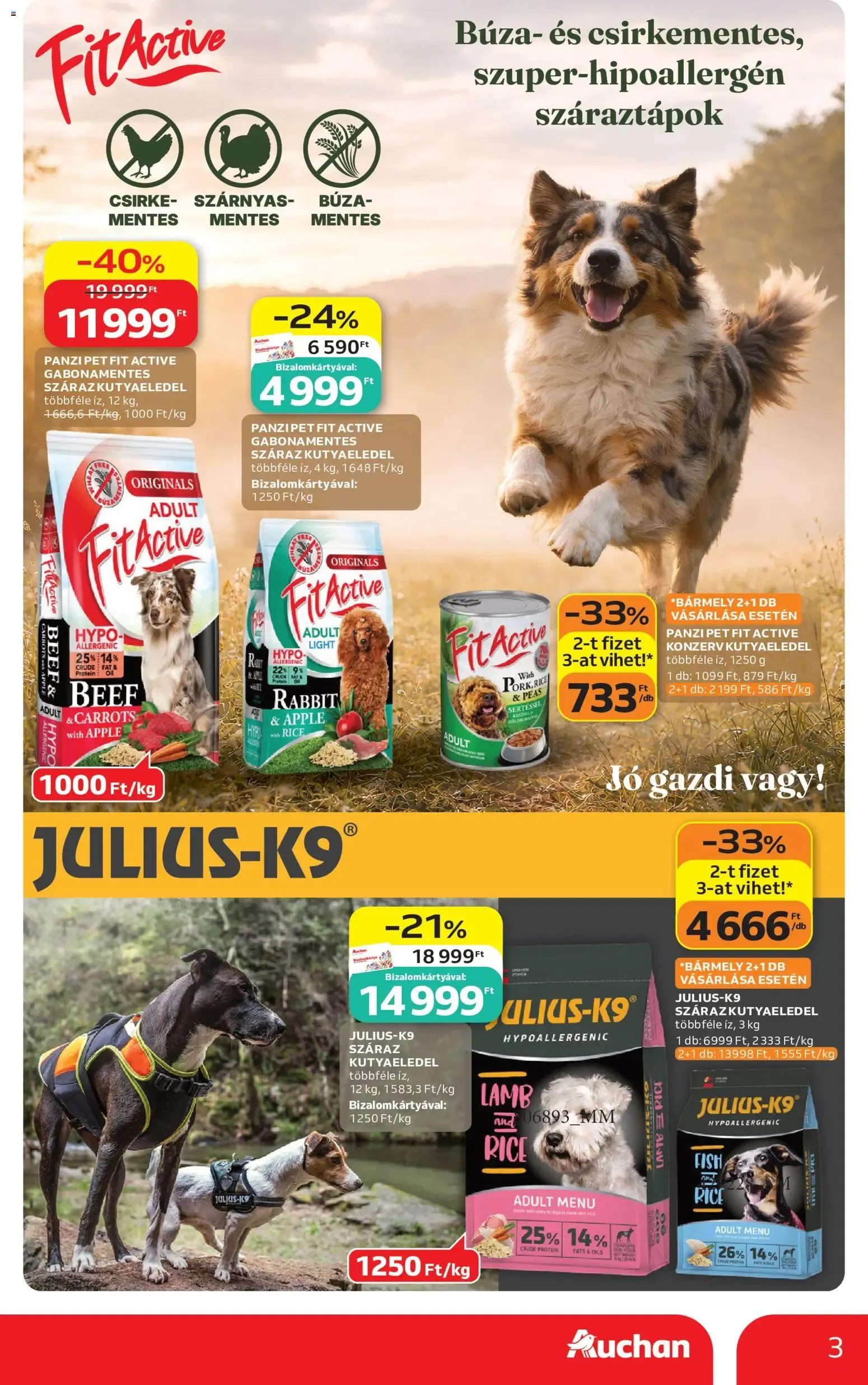 Katalógus Auchan Hipermarket: Ofertas Día Mundial de los Animales szeptember 24.-tól október 7.-ig 2026. - Oldal 3