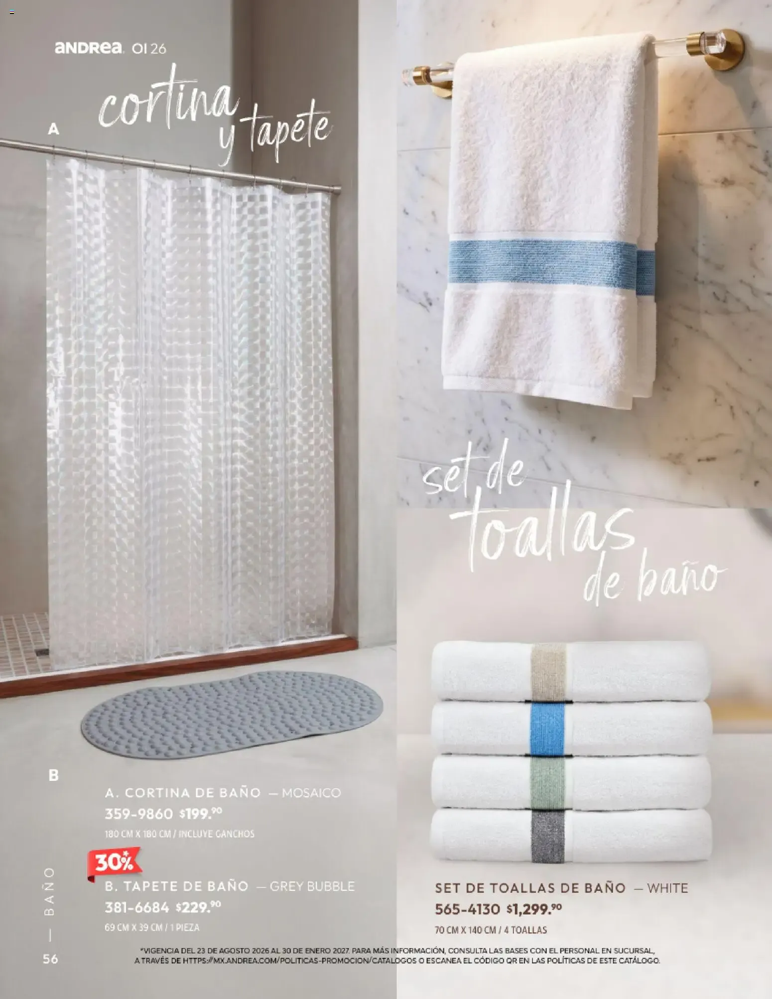Catálogo de Andrea Home: Otoño - Invierno 2026 1 de septiembre al 31 de diciembre 2026 - Pagina 56