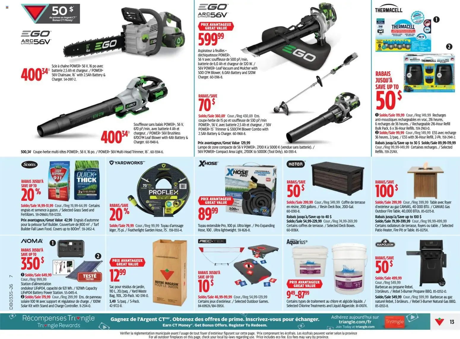 Canadian Tire circulaire from Aug 27, 2026 > weekly specials & deals from August 27 to September 2 2026 - flyer page 13