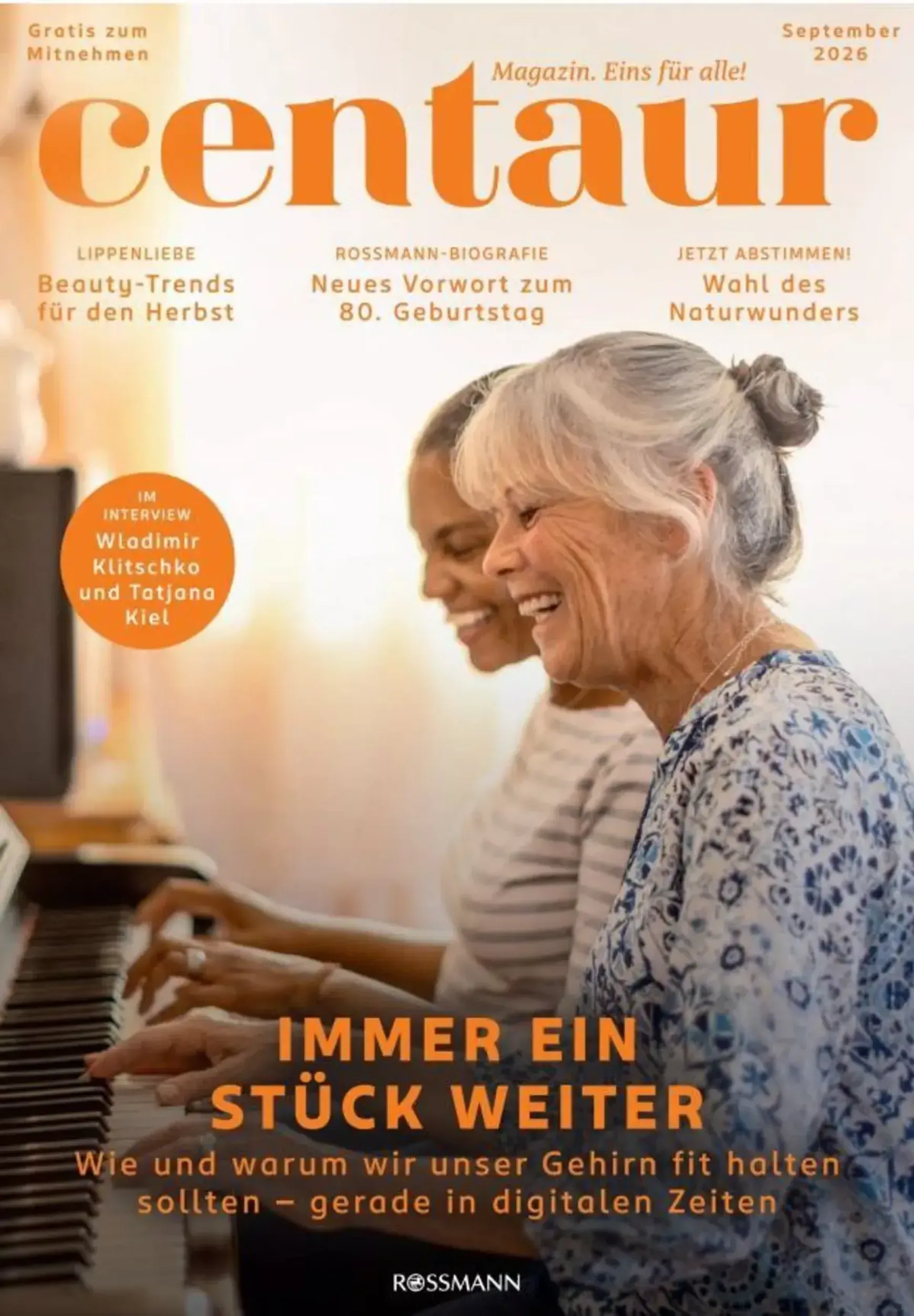 centaur Magazin von 1. September bis 30. September 2026 - Prospekt seite 1
