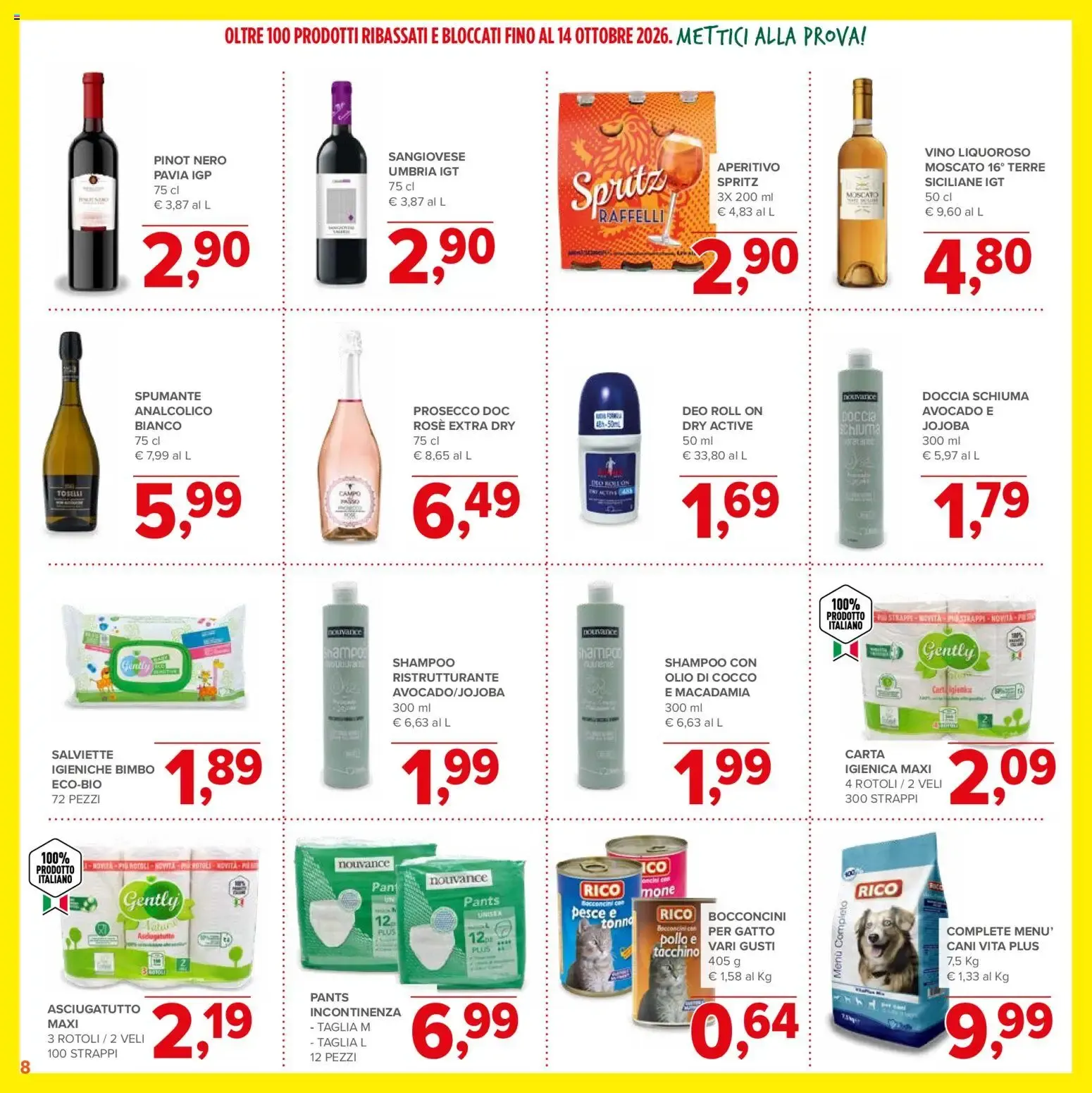 Nuovo Todis volantino Bassi & Bloccati dal 20/08/2026 > offerte anteprima 🛍️ da 20 agosto a 14 ottobre di 2026 - Pagina del volantino 8