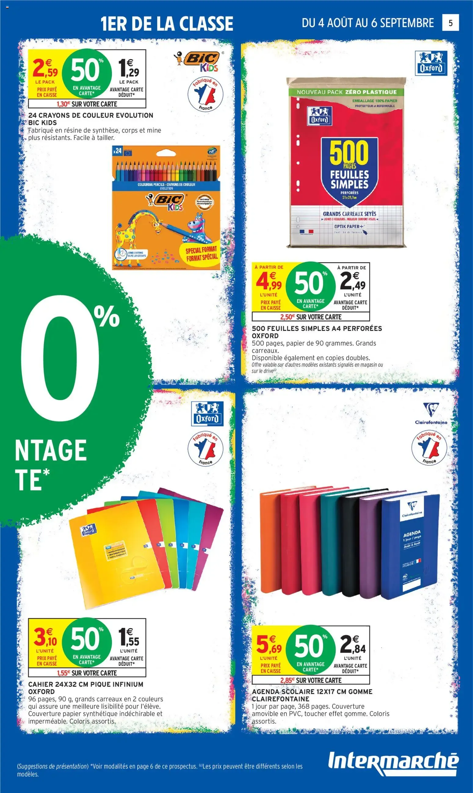 Intermarché vivement la fin des vacances à partir du 04/08/2026 - promo en ligne du 4 août au 6 septembre 2026 - Catalogue page 5