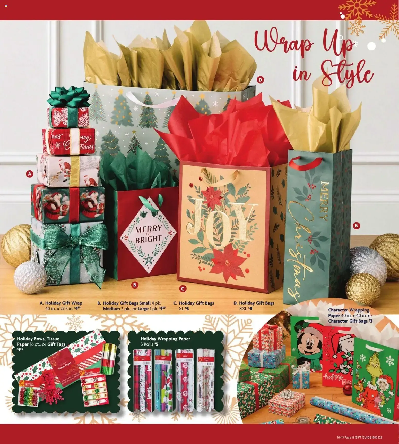 Weekly promotion Family Dollar Holidays Ad (10/13 - 12/25 2026) - Flyer spanning from October 13 to December 25 2026 - Page 13 for Catalogue 365