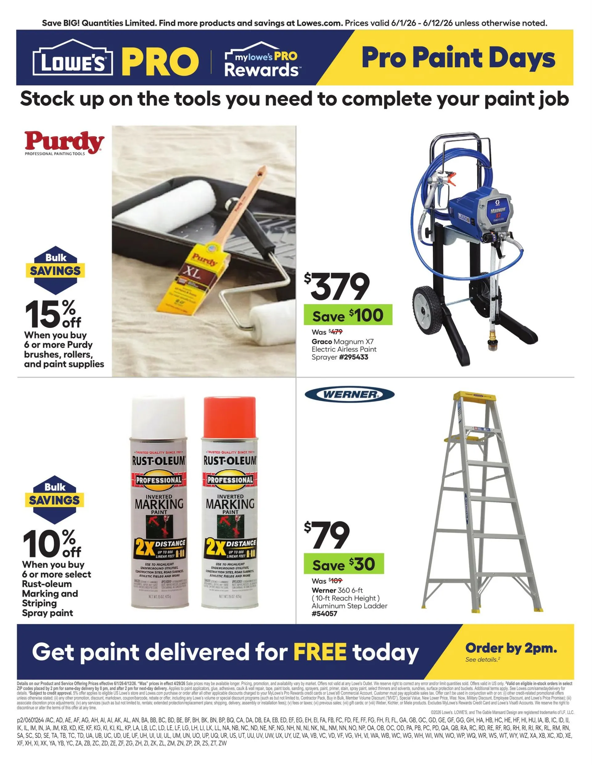 Weekly ad PRO Paint Days are back. from June 1 to June 12 2026 - Page 2