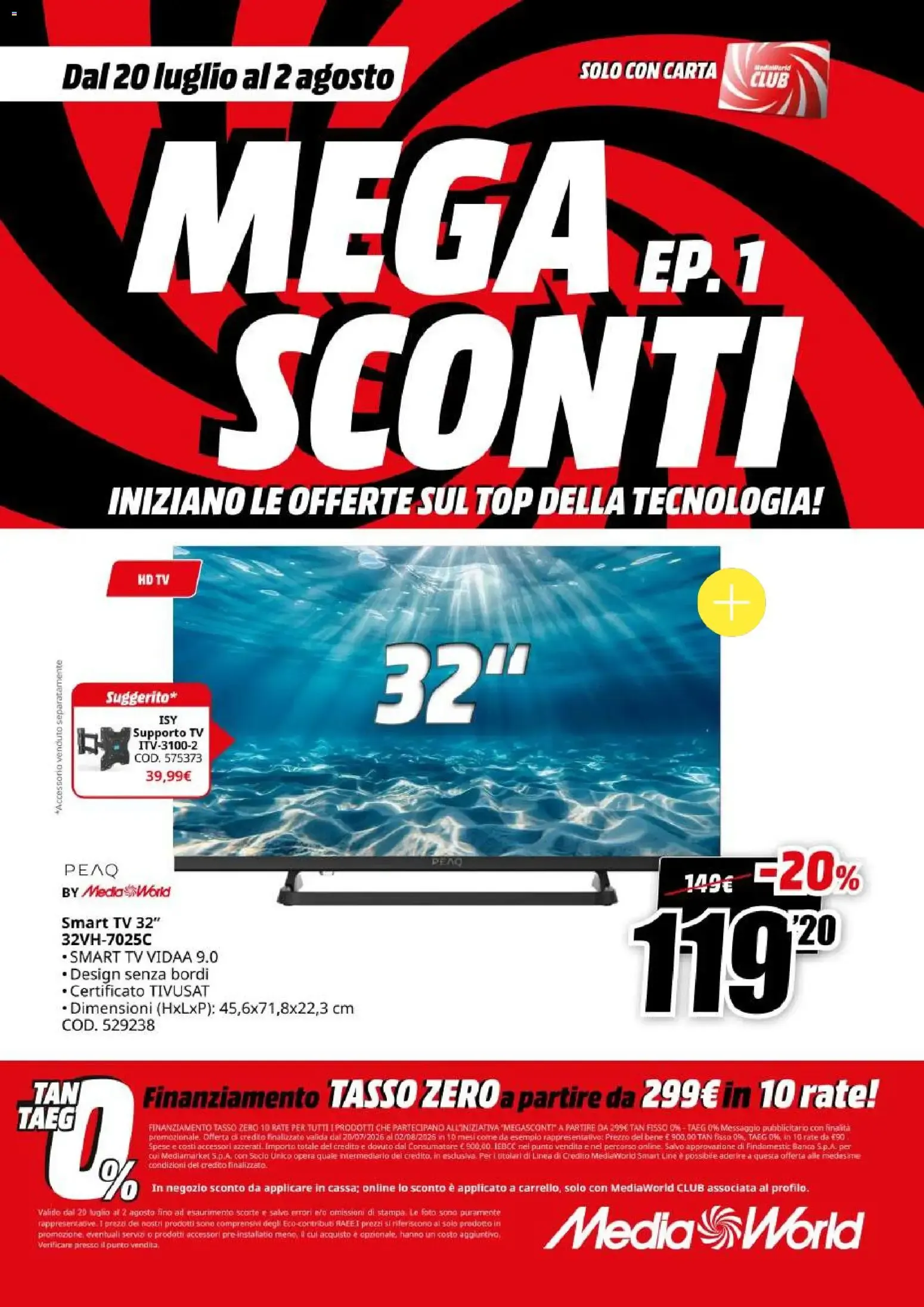 Nuovo Media World volantino Sconti dal 20/07/2026 > offerte anteprima 🛍️ da 20 luglio a 2 agosto di 2026 - Pagina del volantino 8