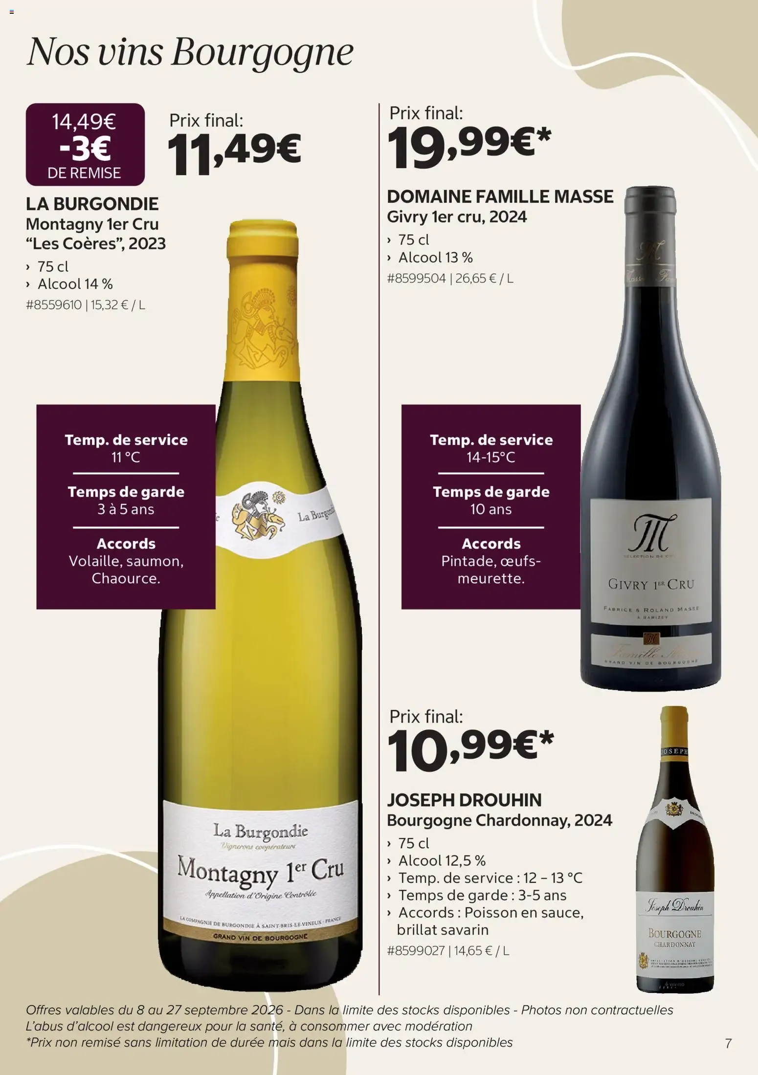 Costco Foire aux vins à partir du 08/09/2026 - promo en ligne du 8 septembre au 27 septembre 2026 - Catalogue page 7