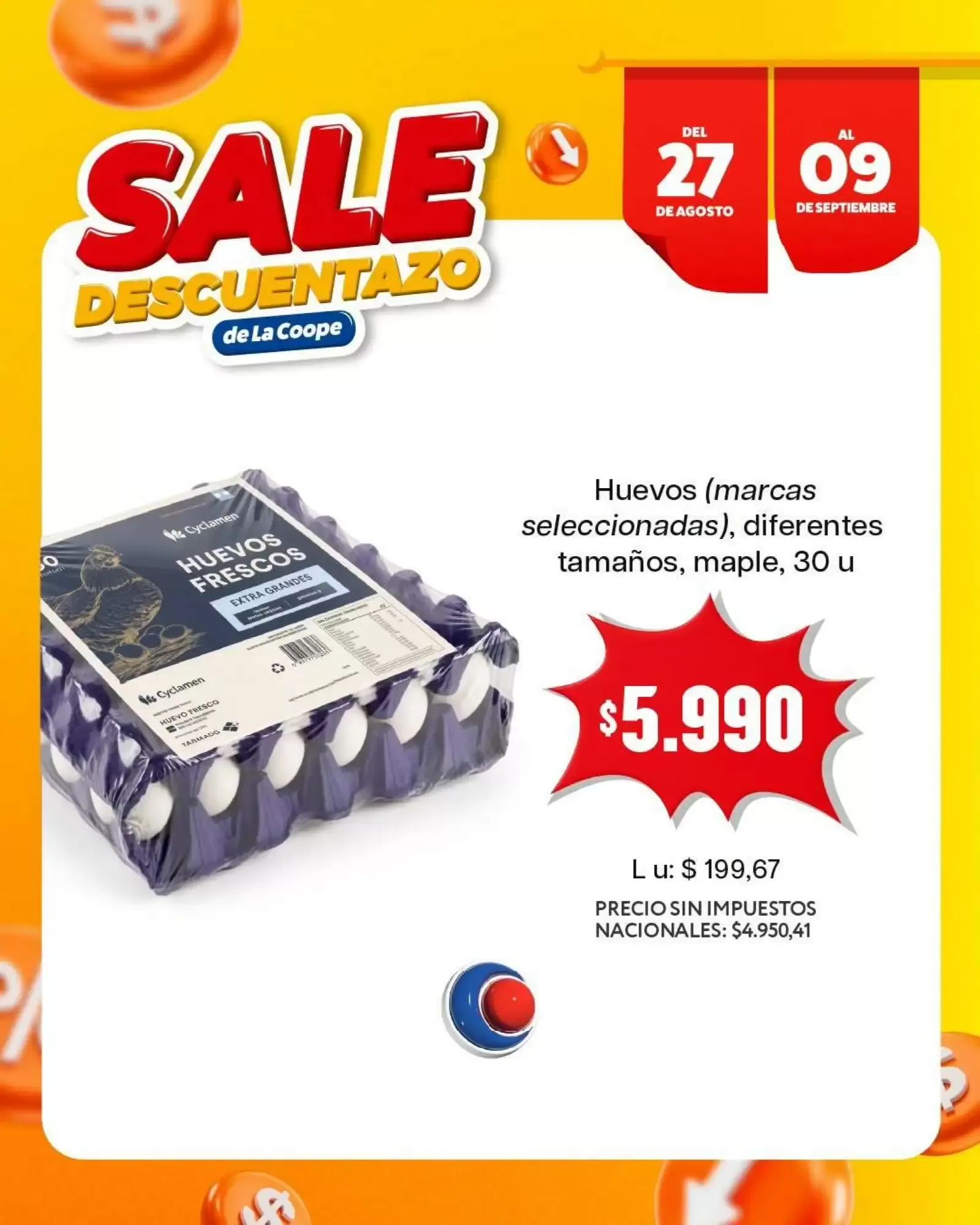 Ofertas de Sale Descuentazo de La Coope 27 de agosto al 9 de septiembre 2026 - Página 3 del catálogo