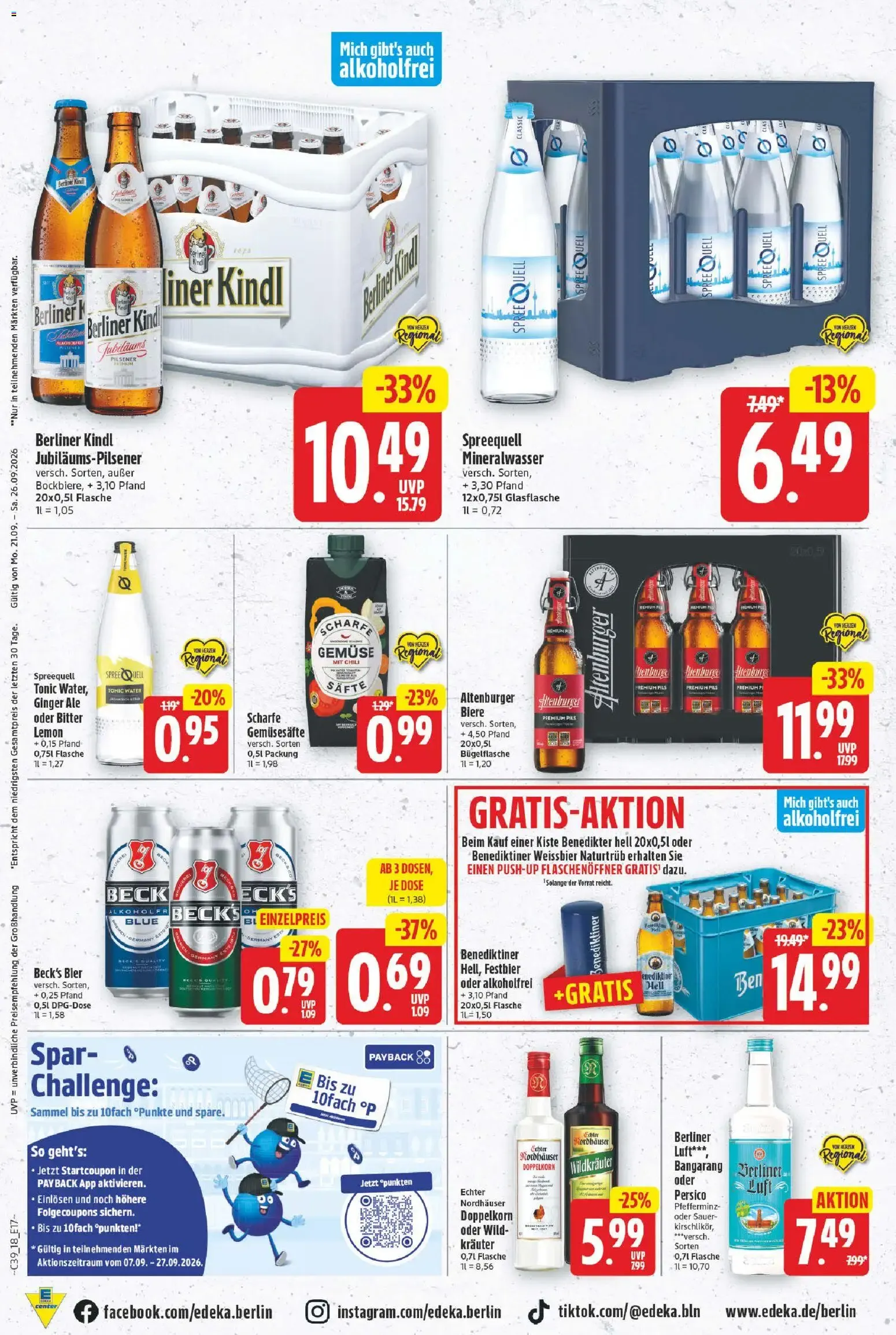 E center Prospekt (ab 21.09.2026) zum Blättern von 21. September bis 26. September 2026 - Prospekt seite 18
