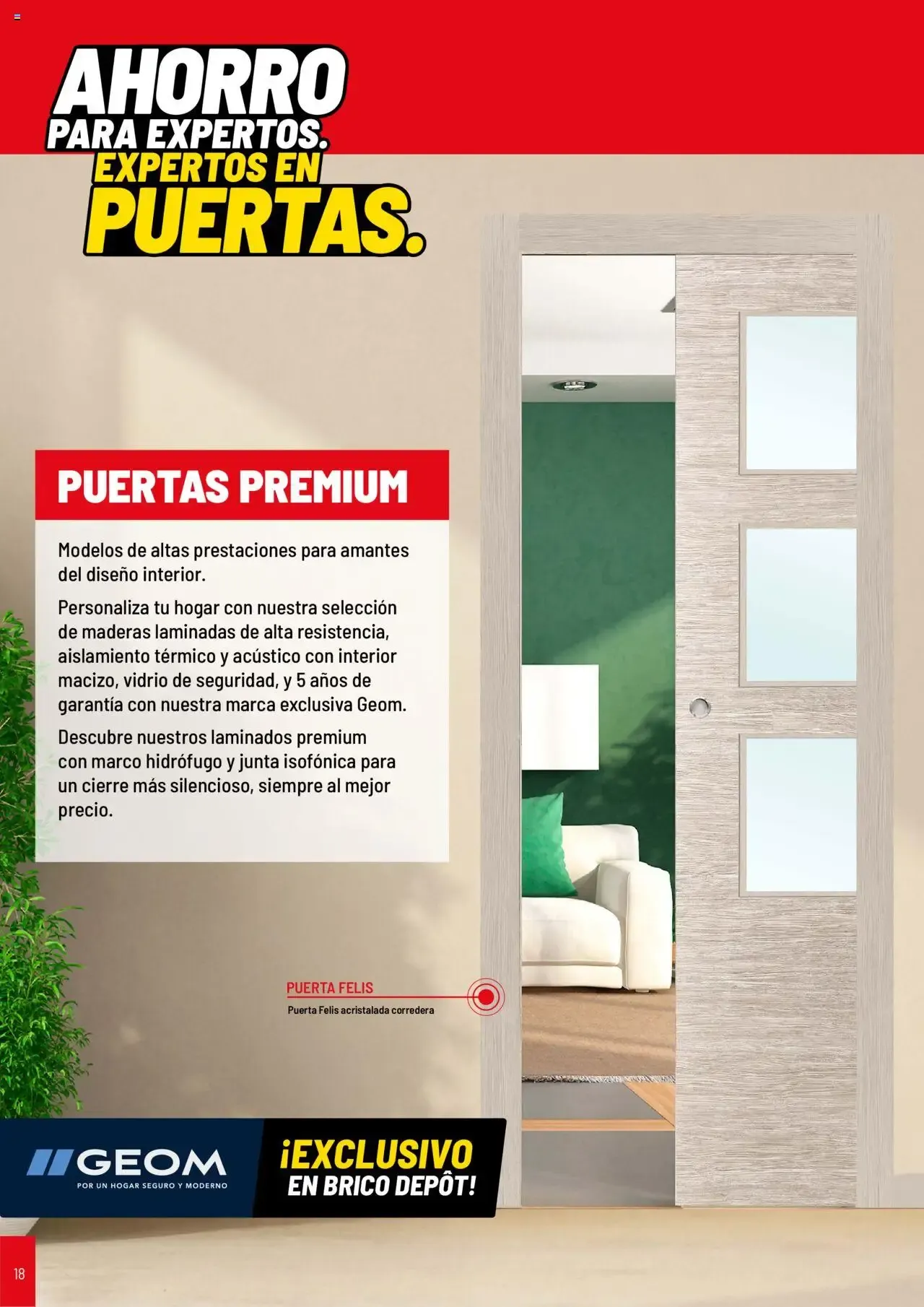 Catálogo de Brico Depôt Catálogo Puertas y Ventanas 2025 23 de julio al 30 de junio 2026 - Página 18
