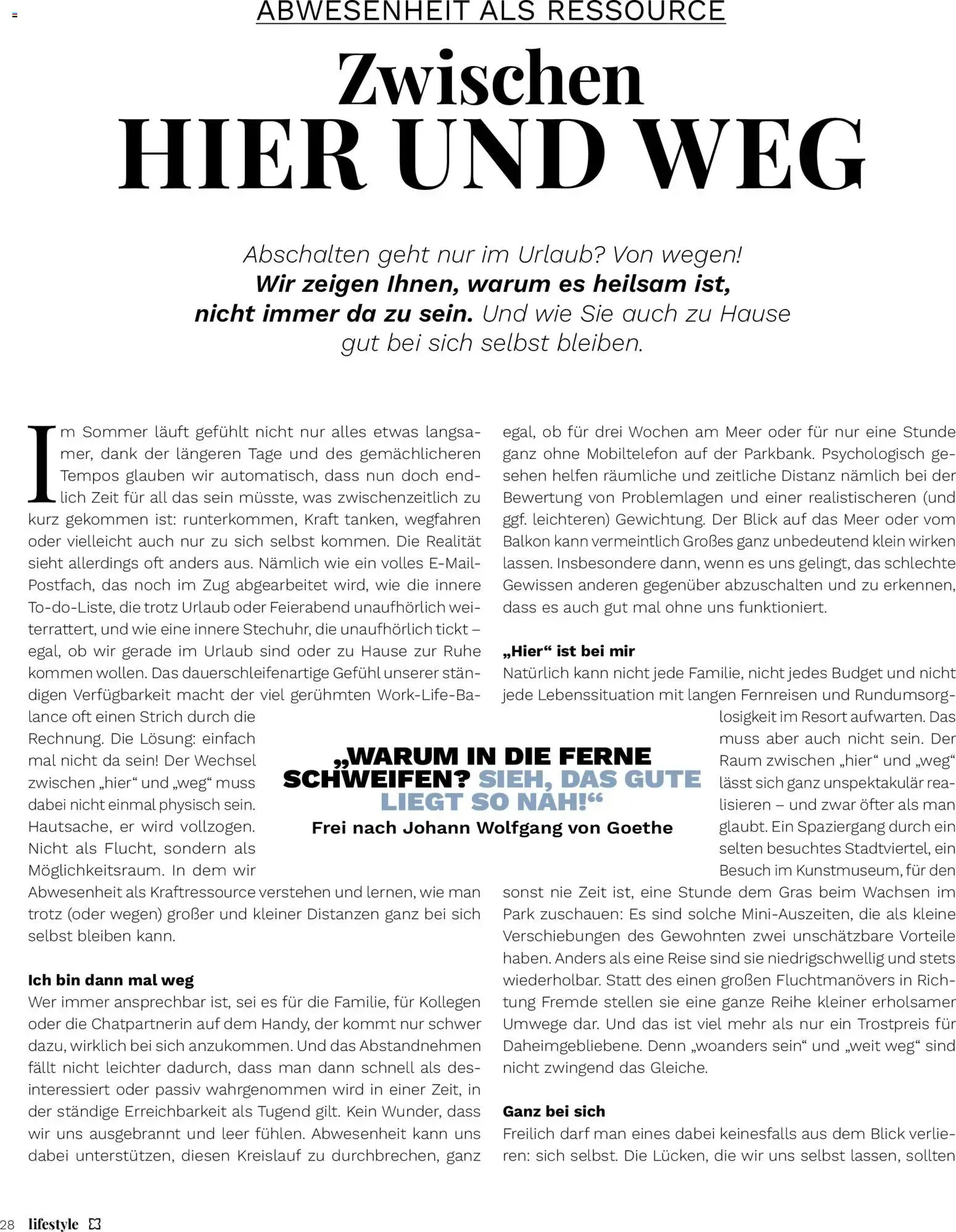 Müller lifestyle: Ihr Wohlfühl-Magazin - Urlaub fürs Ich von 10. Juli bis 31. August 2026 - Prospekt seite 28