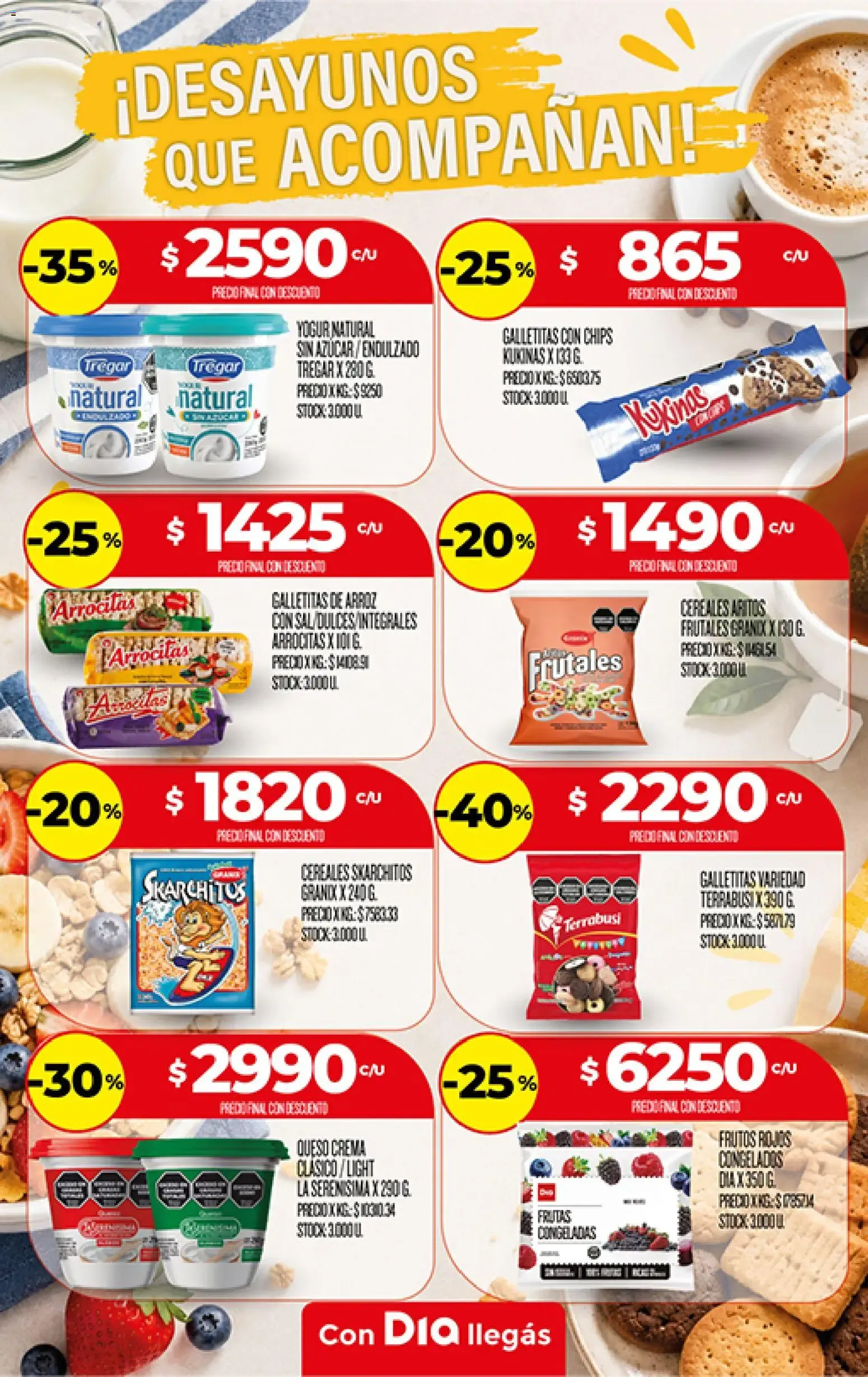 Ofertas de Supermercado DIA - Especial Desayuno del 23/09/2026 - 28/09/2026 23 de septiembre al 28 de septiembre 2026 - Página 1 del catálogo
