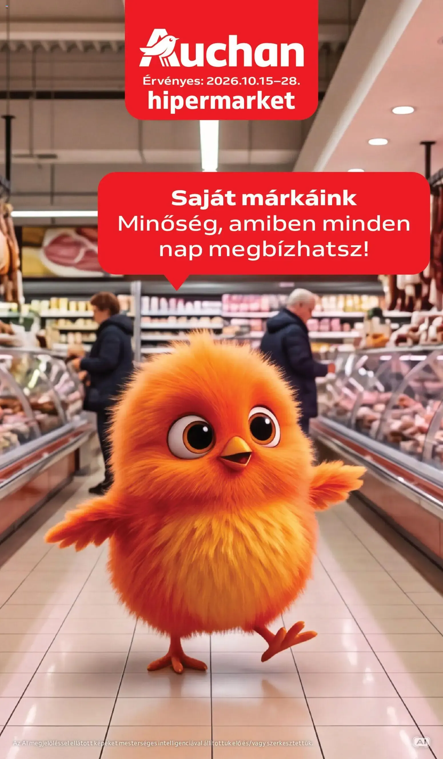 Katalógus Auchan Saját Márkás ajánlatok - 2026.10.15. -tól/töl > akció, lapozható szórólap 🛍️ október 15.-tól október 28.-ig 2026. - Oldal 1