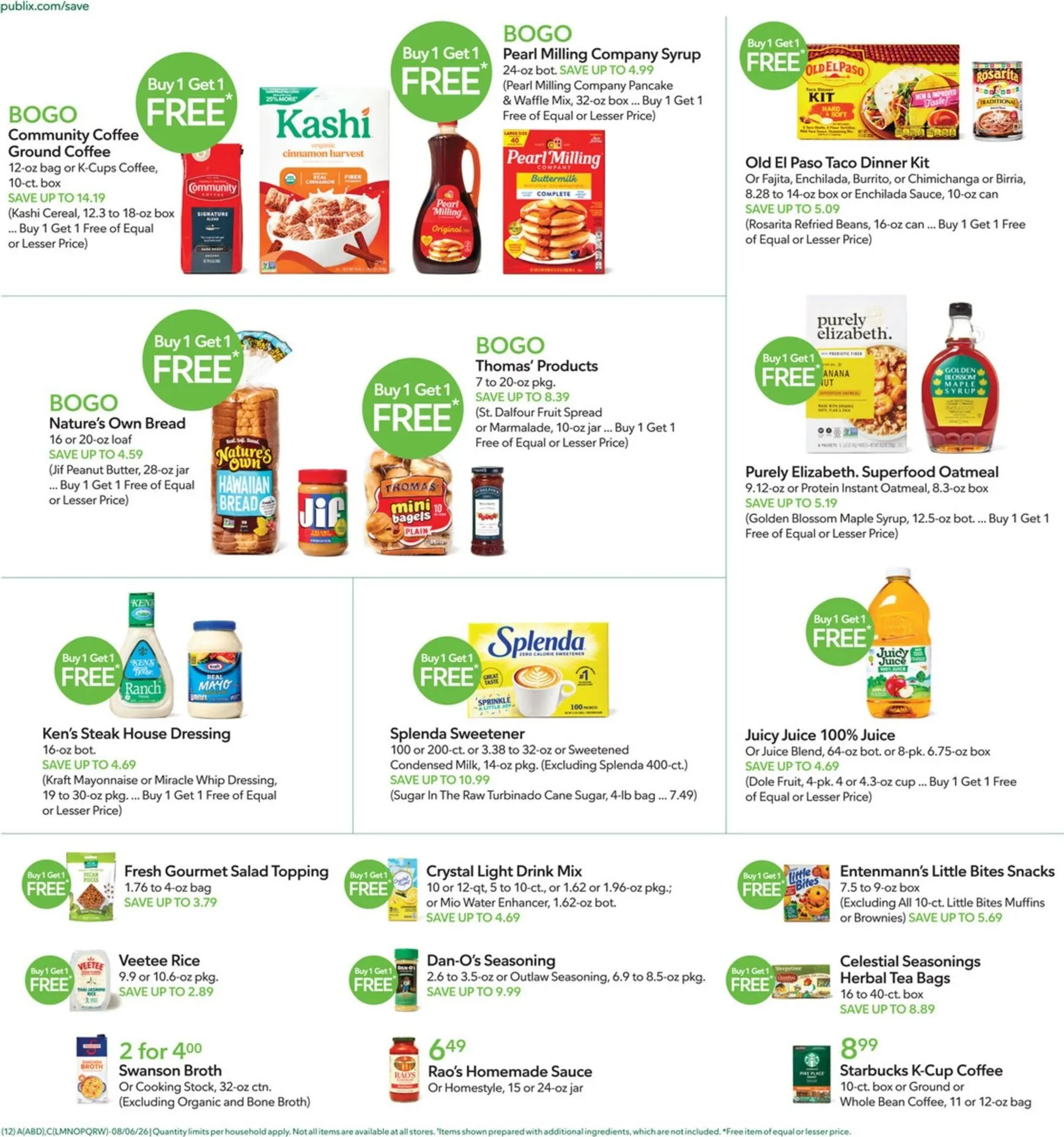 Weekly ad Publix: Save and Go - Deals on Your Dinner Favorites from August 5 to August 11 2026 - Page 12