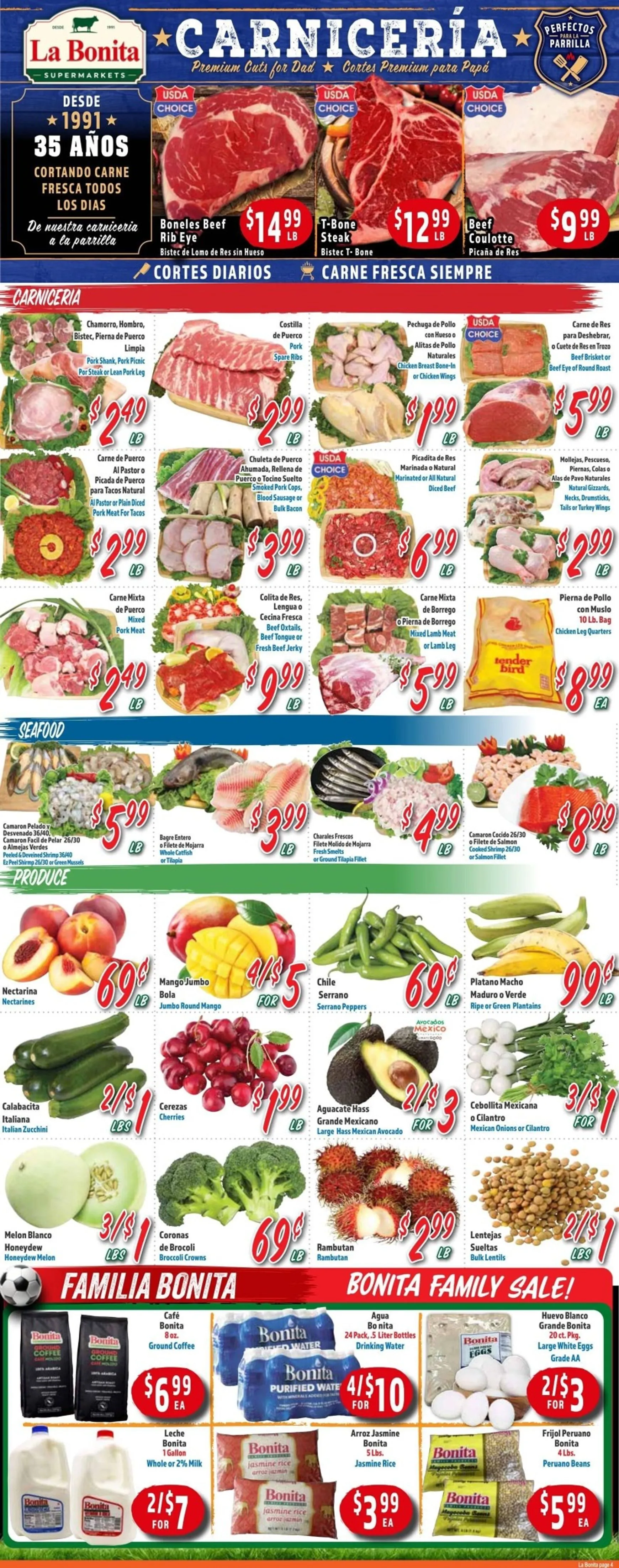 Weekly ad Current La Bonita leaflet valid from Wednesday 06/17/2026 to Tuesday 06/23/2026 from June 17 to June 23 2026 - Page 4