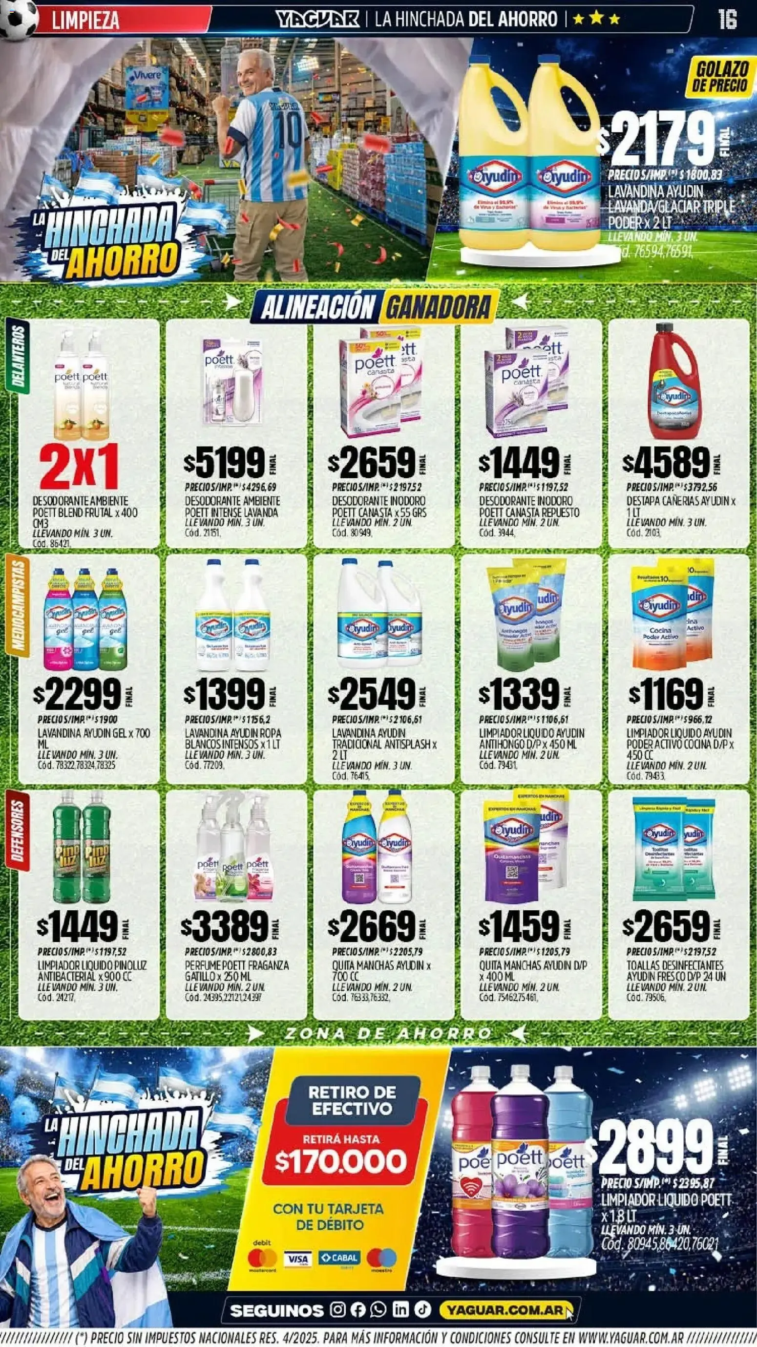 Ofertas de Mayorista Yaguar - La Hinchada del Ahorro 15 de junio al 21 de junio 2026 - Página 15 del catálogo