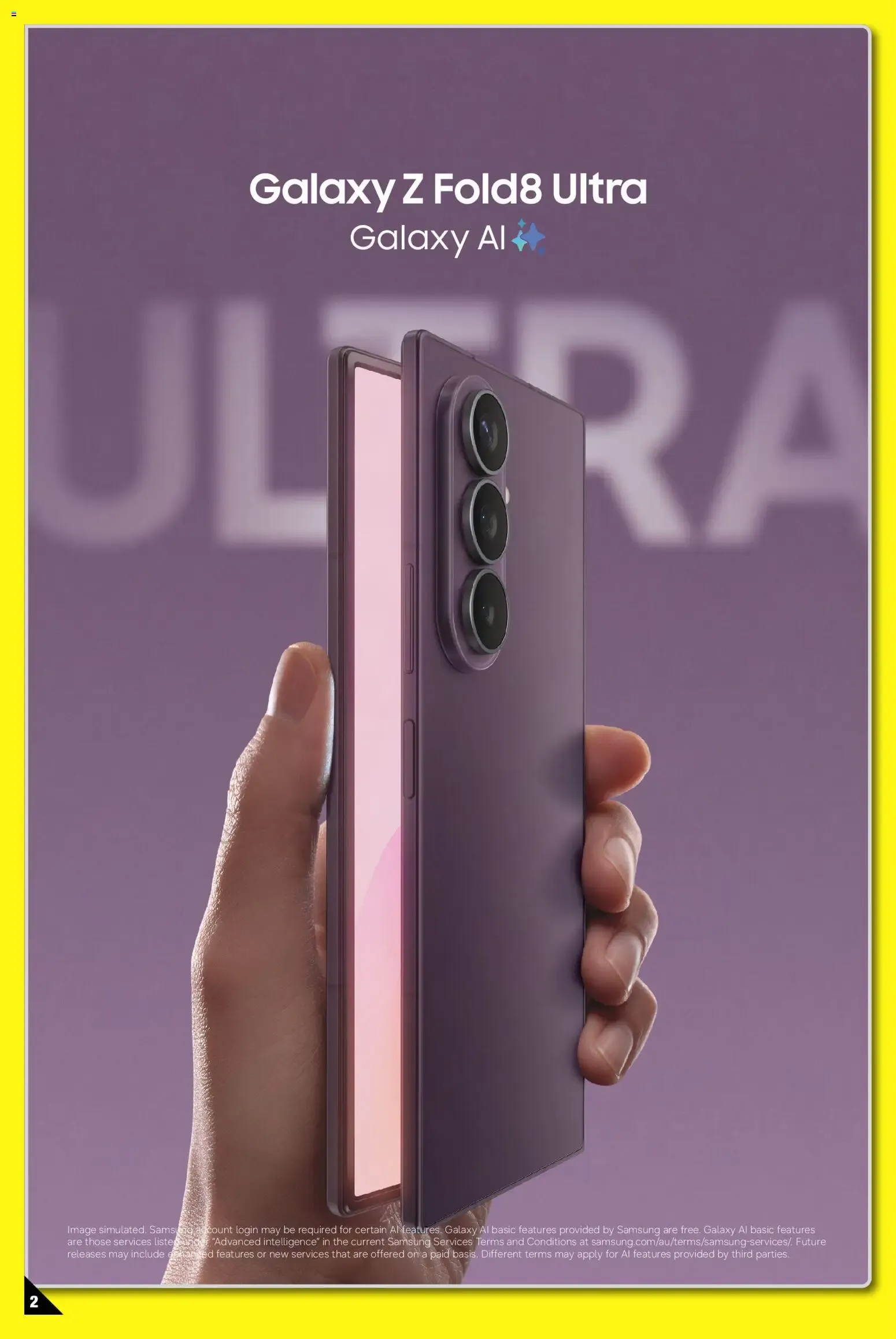 JB Hi-Fi Samsung Galaxy Z Fold8 Ultra | Fold8 Pre-order - Catalogue valid from 23 July to 13 August 2026 - page 2