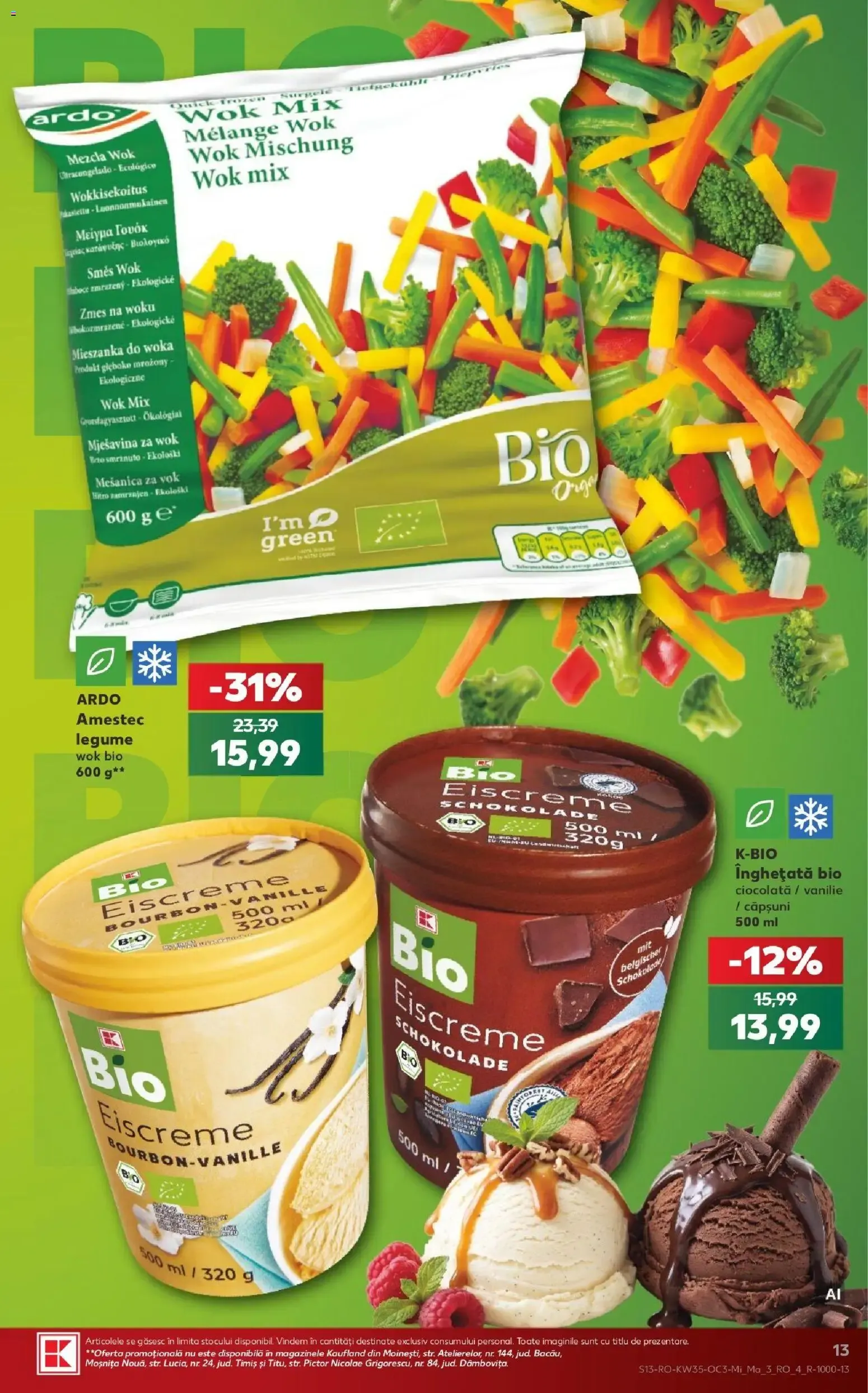 Catalog Kaufland Produse BIO de la 26 august până la 1 septembrie 2026 - Revista Pagina 13