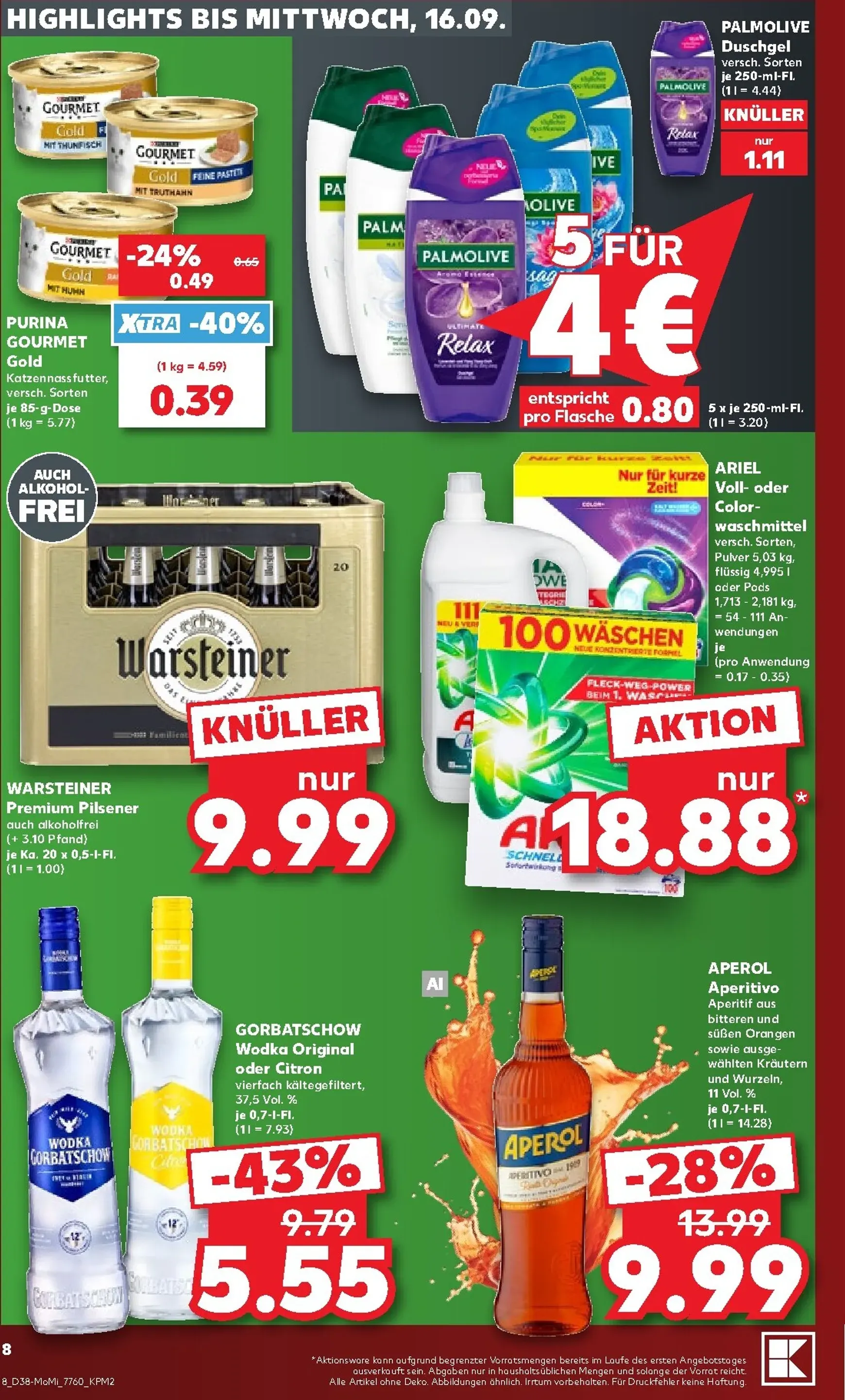 Kaufland Prospekt nächste Woche – von Montag 14.09.2026 bis Mittwoch 16.09.2026 von 14. September bis 16. September 2026 - Prospekt seite 8