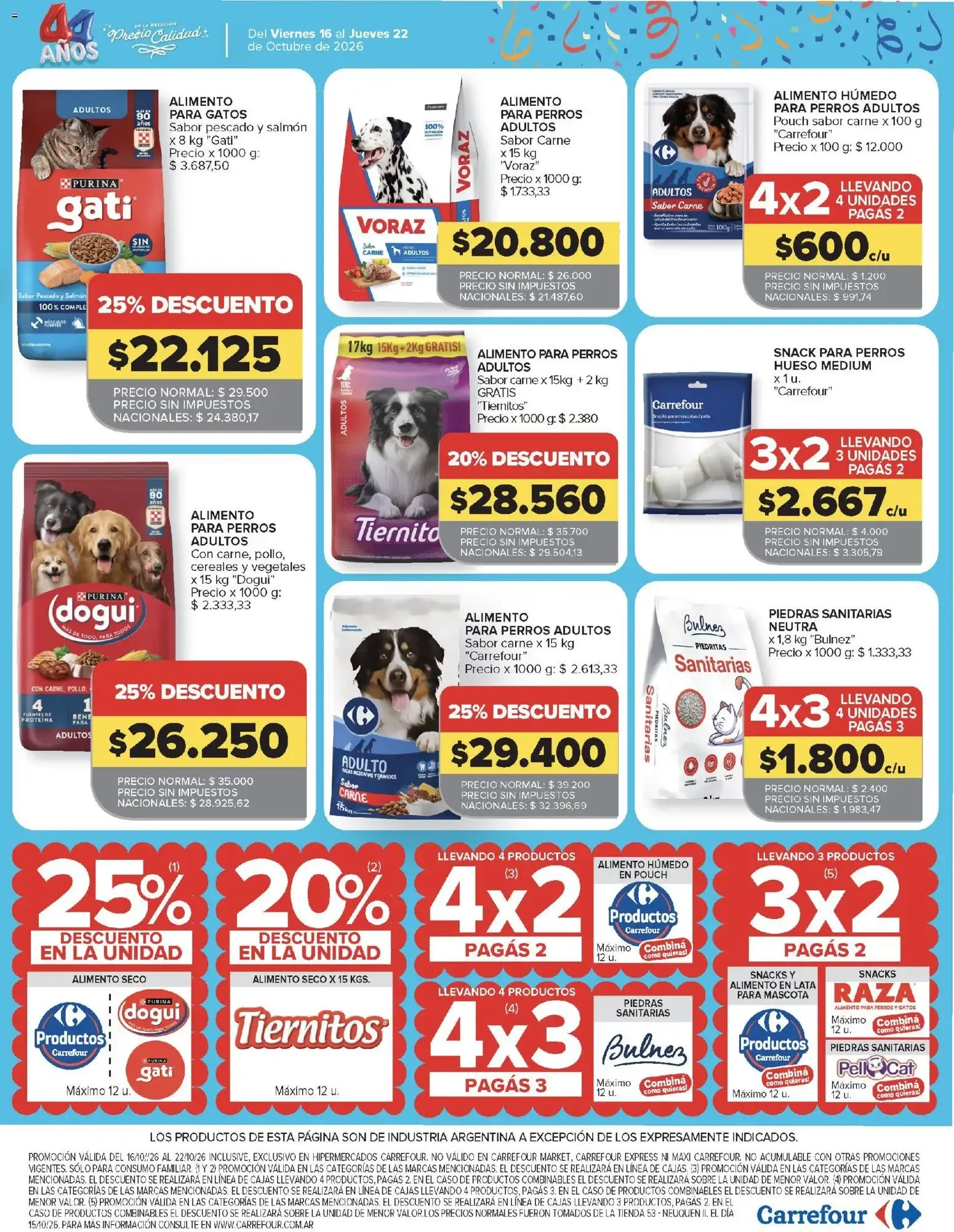 Ofertas de Carrefour: 3ra semana de festejos y ofertas en productos Carrefour 16 de octubre al 22 de octubre 2026 - Página 24 del catálogo
