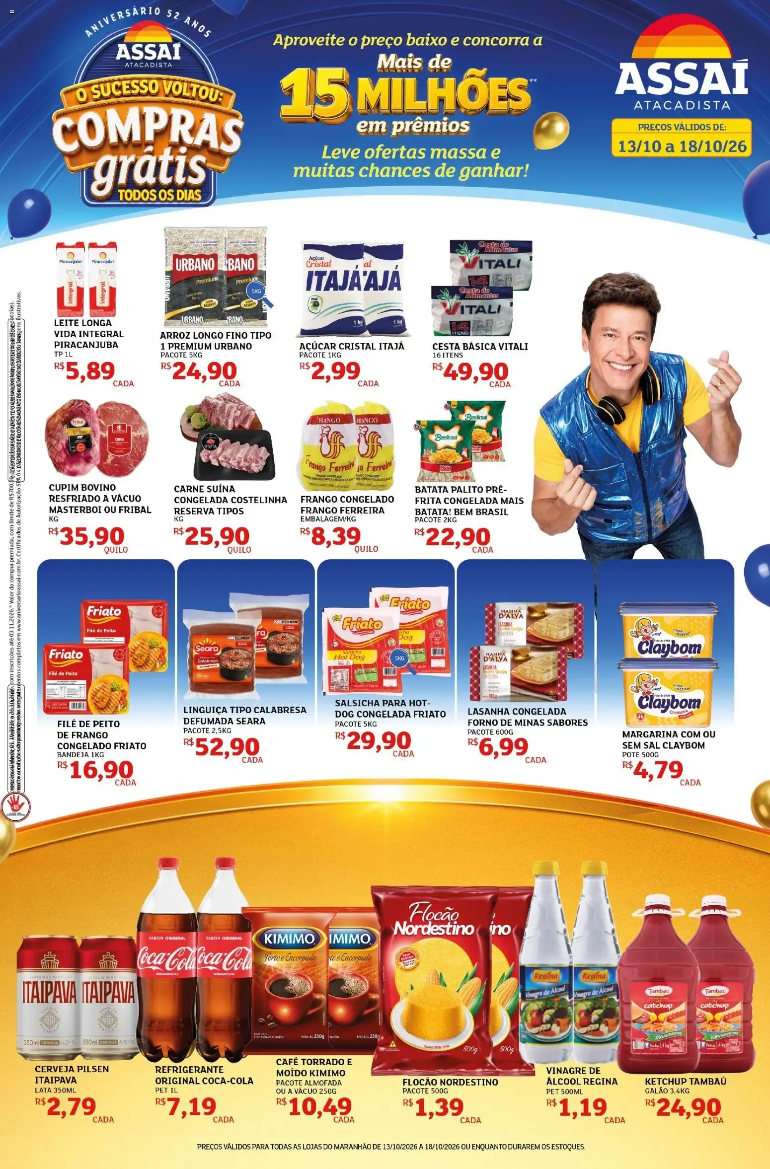 Encarte de Assaí Atacadista ofertas - MA de 13/10/2026 | Promoções Online 13 de outubro até 18 de outubro 2026 - Pagina 1