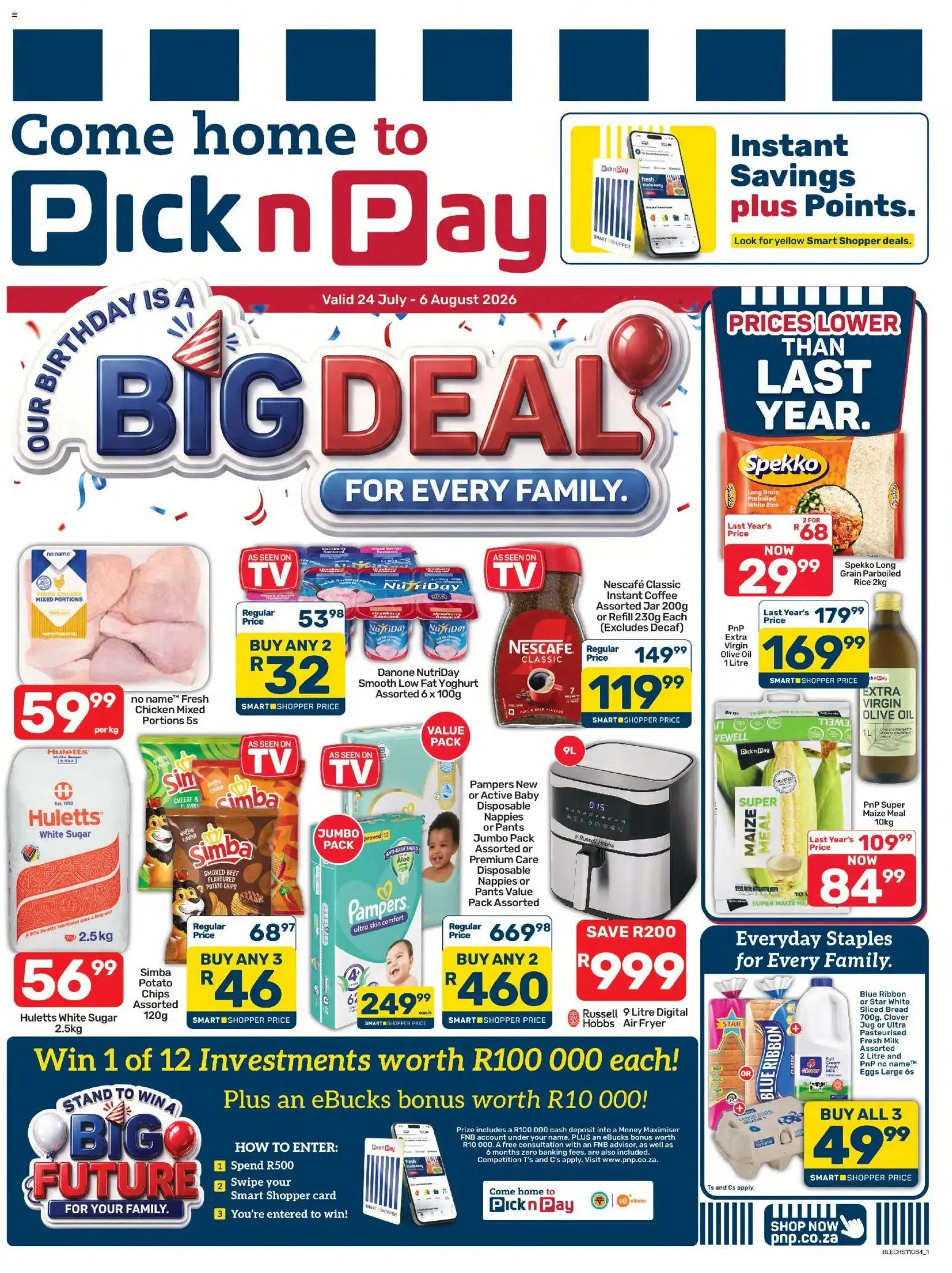 Pick n Pay - Big Deal Birthday Specials from 24 July to 6 August 2026 - Catalogue Page 1