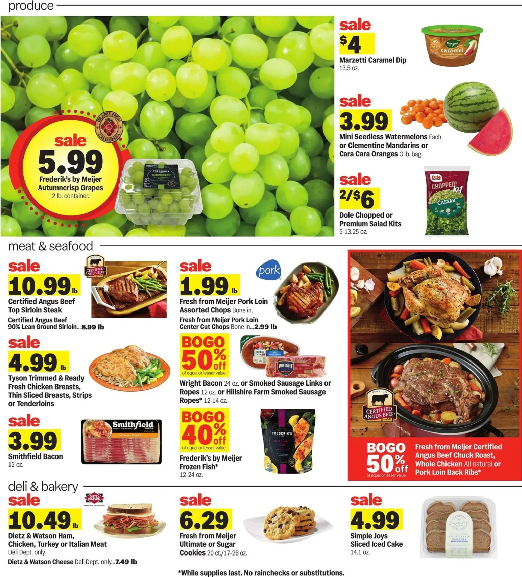 Weekly promotion Meijer Good Life Quality Real Low Prices spanning from September 9 to September 15 2026 - Page 2 for Catalogue 365