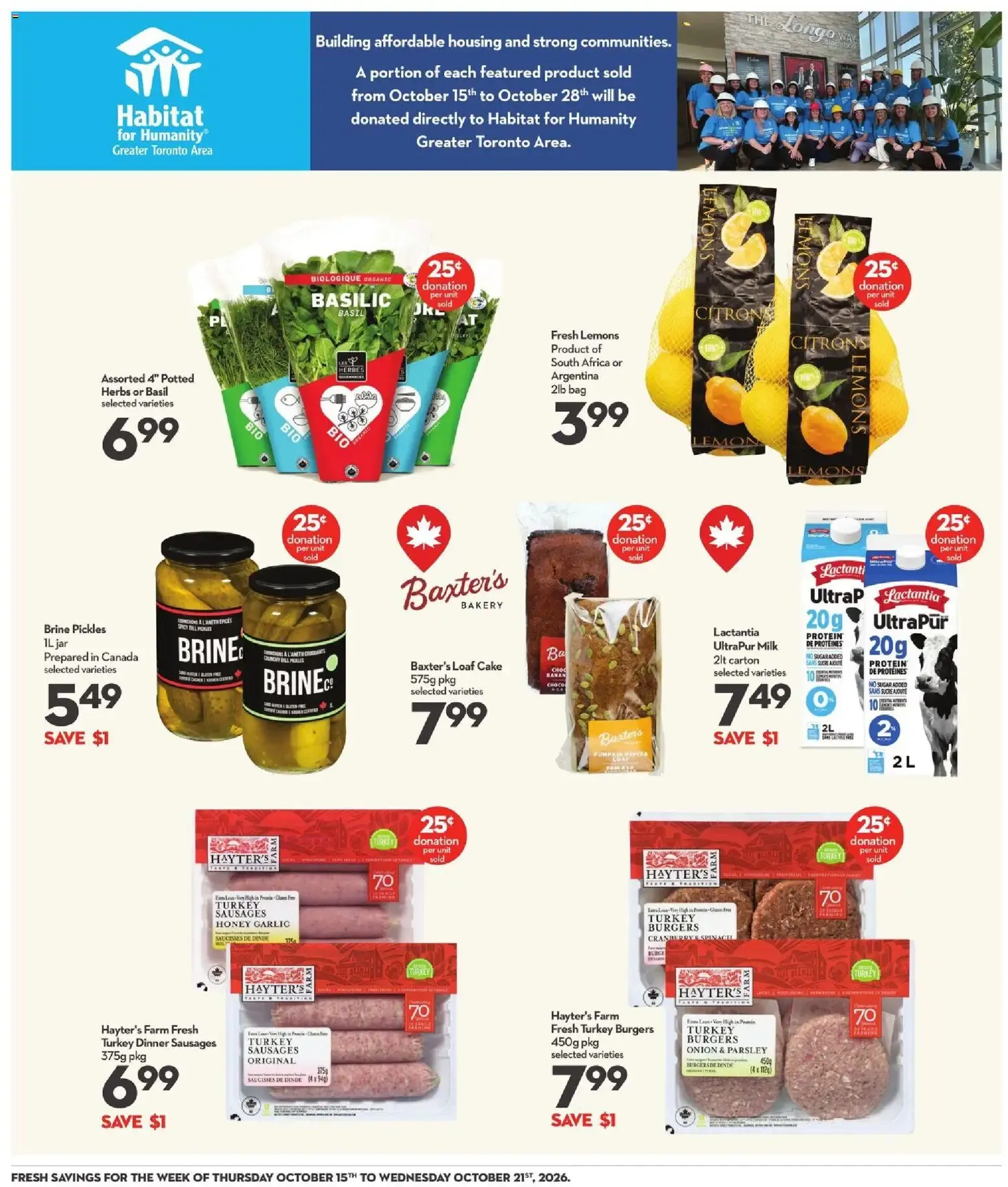Longo's weekly flyer / circulaire from Oct 15, 2026 > weekly specials & deals from October 15 to October 21 2026 - flyer page 14