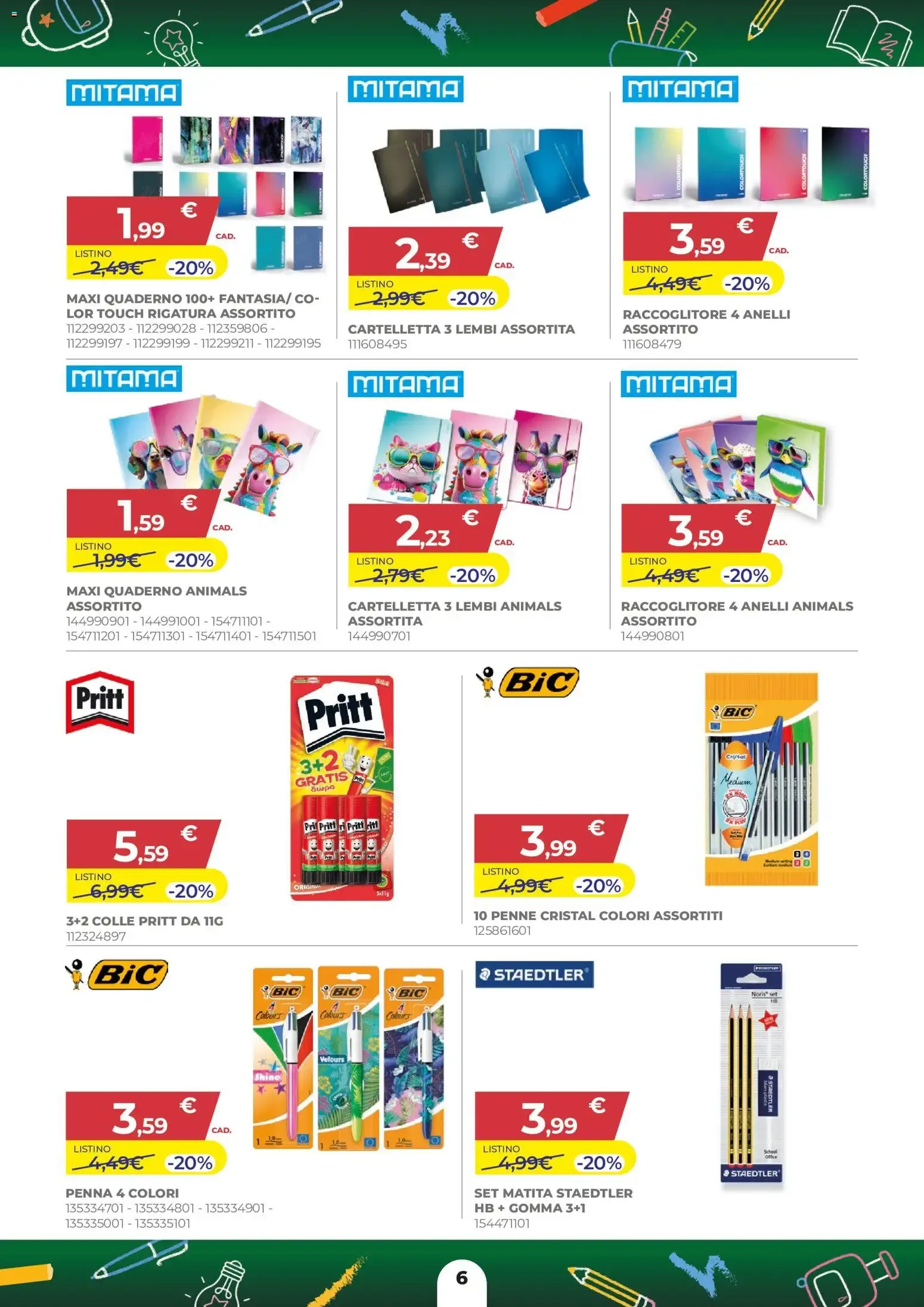 A SCUOLA di SCONTI - Toys Center da 27 agosto a 30 settembre di 2026 - Pagina del volantino 6