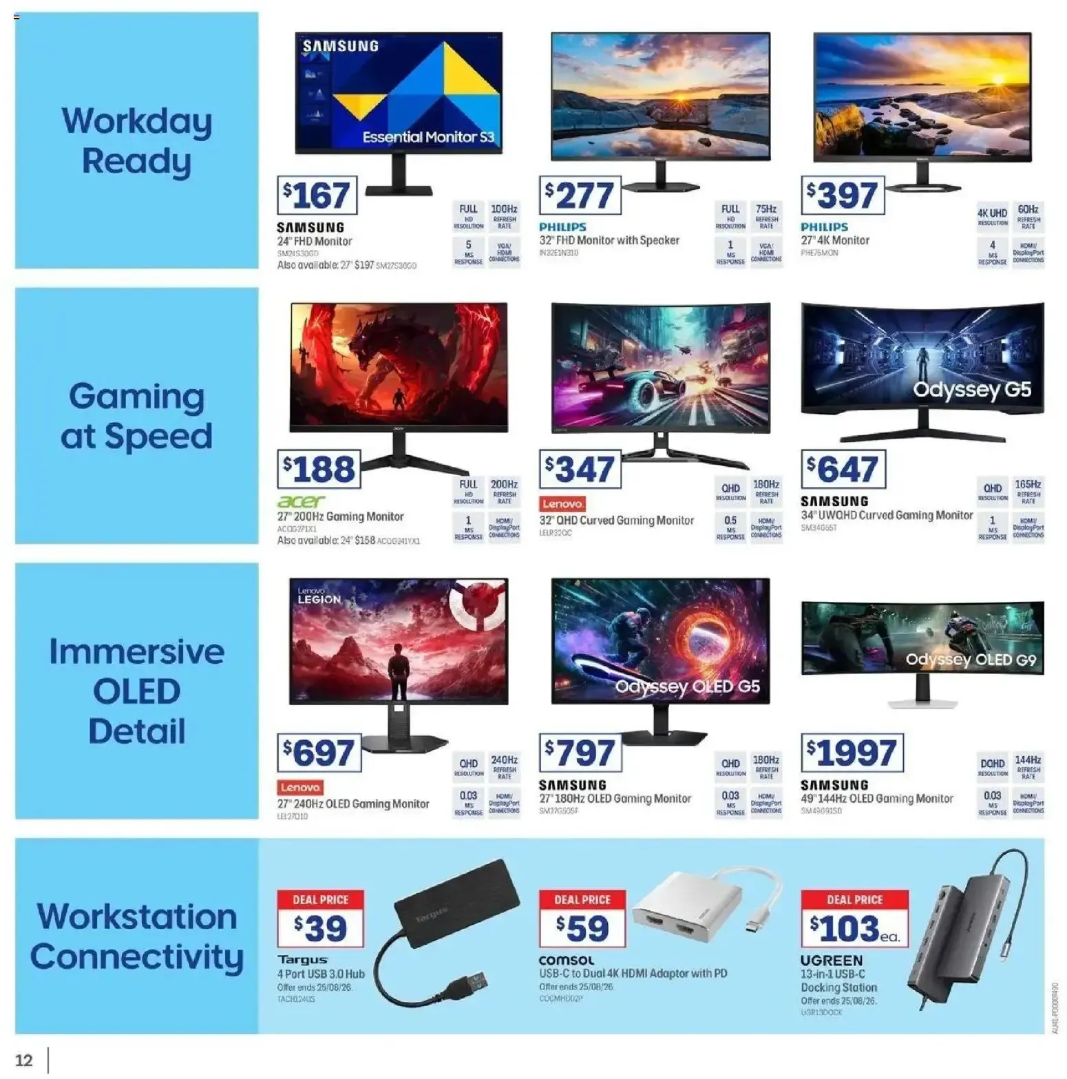 Officeworks catalogue - 11/08/2026 > weekly / monthly specials - Catalogue valid from 11 August to 25 August 2026 - page 12