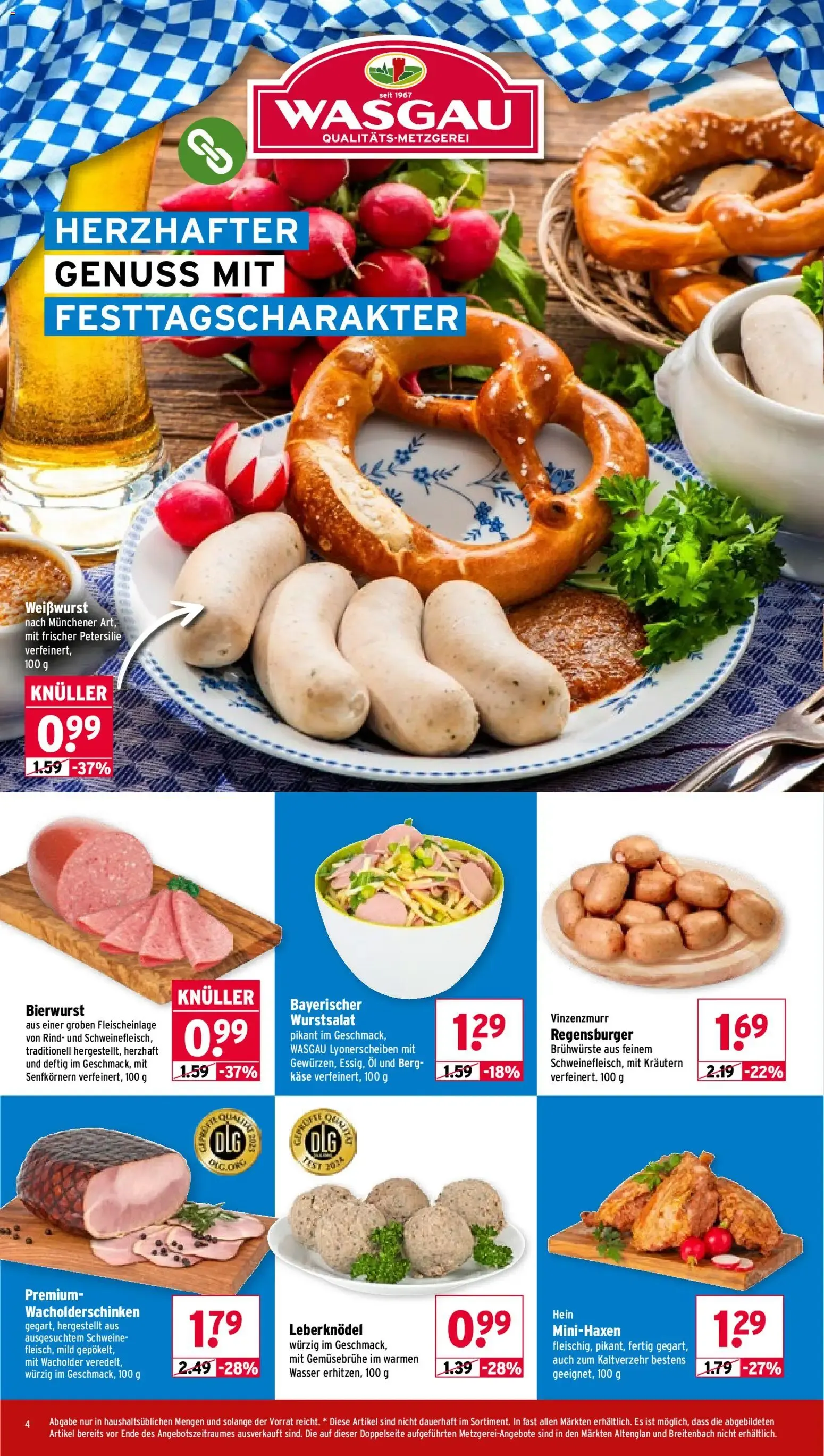 Wasgau Prospekt (ab 07.09.2026) zum Blättern von 7. September bis 12. September 2026 - Prospekt seite 4