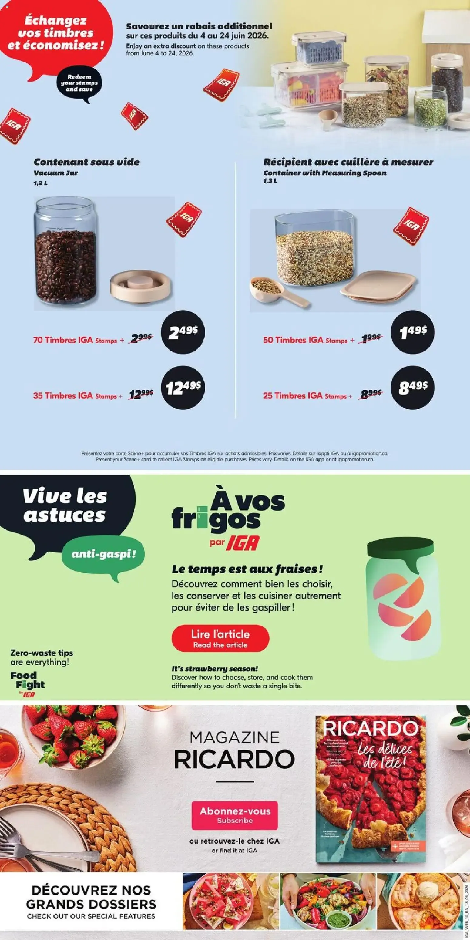 IGA Coop - Festival des prix bouffés from June 18 to June 24 2026 - flyer page 18