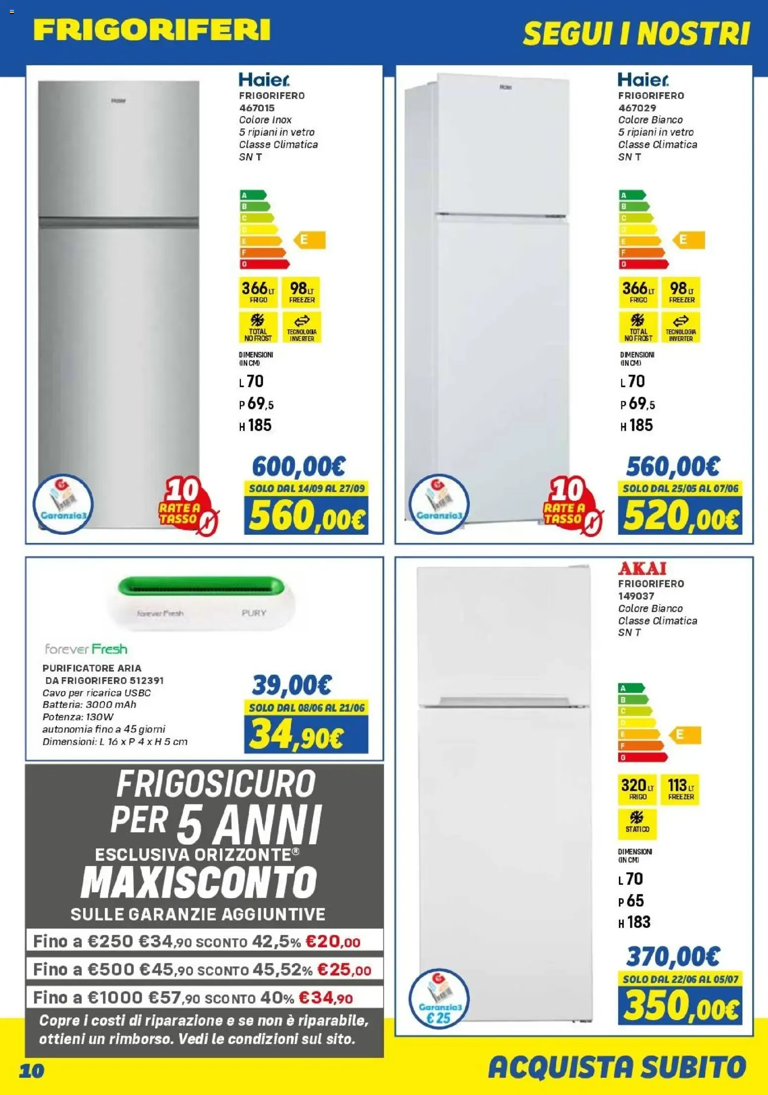 Nuovo Orizzonte volantino Elettro 2026 dal 08/05/2026 > offerte anteprima 🛍️ da 8 maggio a 31 ottobre di 2026 - Pagina del volantino 10