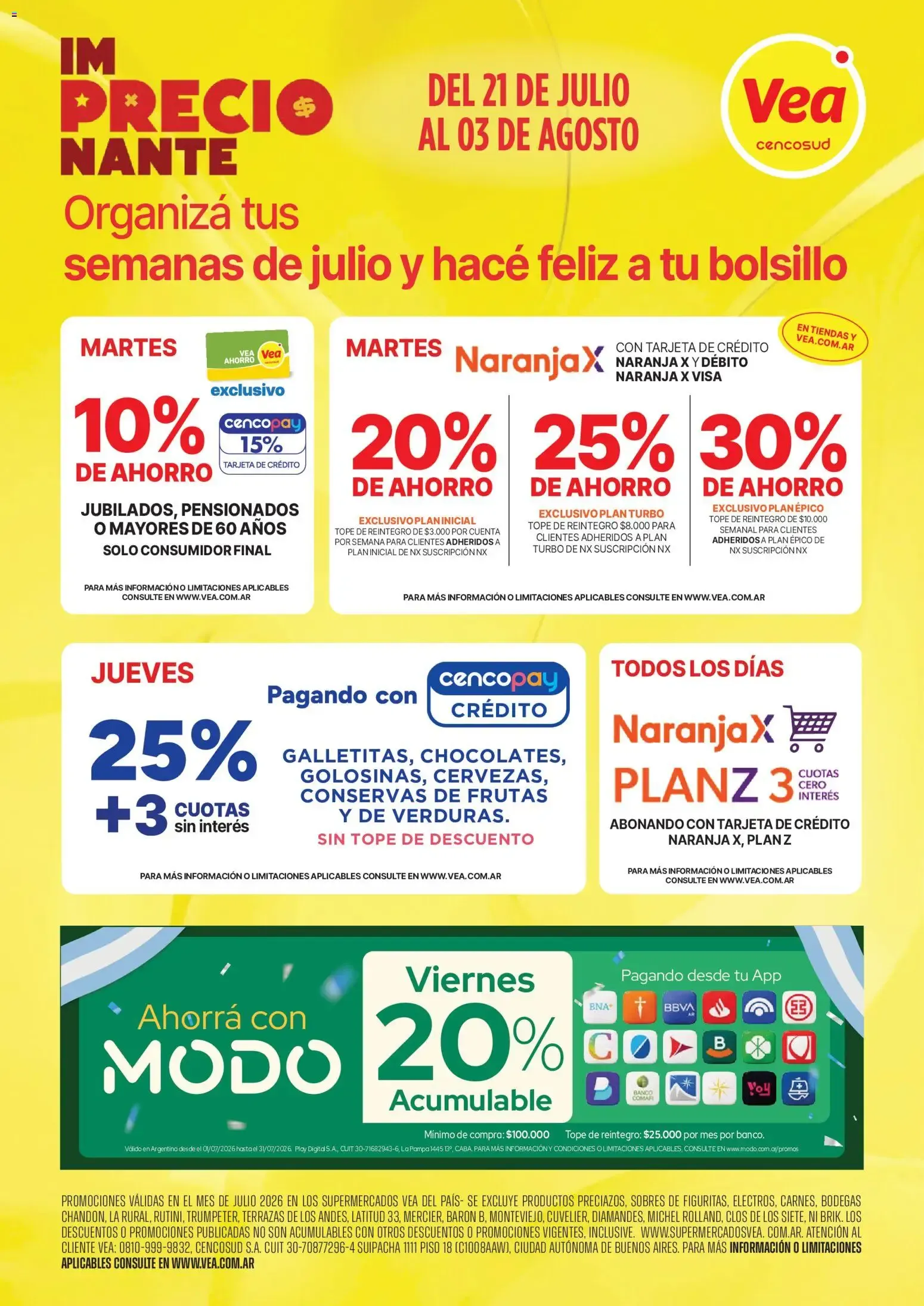 Ofertas de Vea IM PRECIO NANTE 21 de julio al 3 de agosto 2026 - Página 13 del catálogo