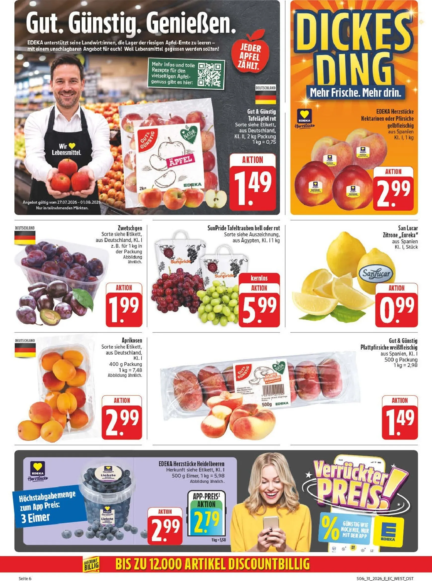 Edeka - Potrzebski Prospekt – von Montag 27.07.2026 bis Samstag 01.08.2026 von 27. Juli bis 1. August 2026 - Prospekt seite 10