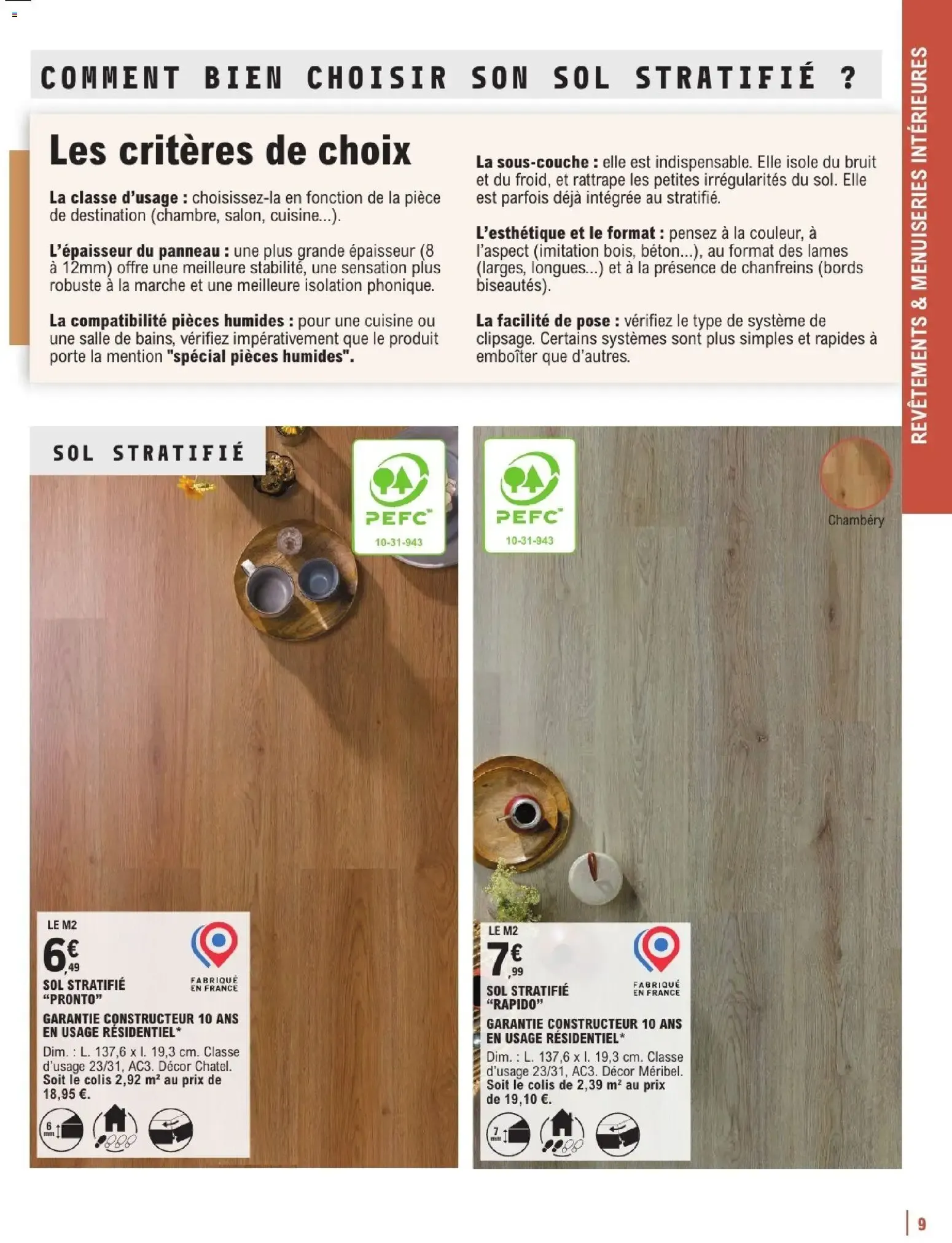 Brico E.Leclerc - Guide aménagement intérieur à partir du 06/01/2026 - promo en ligne du 6 janvier au 7 février 2026 - Catalogue page 9