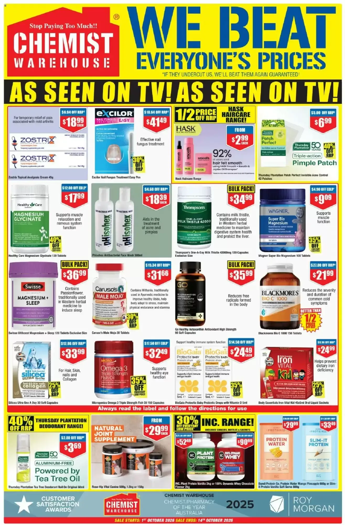 Chemist Warehouse Buster Sale - Catalogue valid from 1 October to 14 October 2026 - page 3