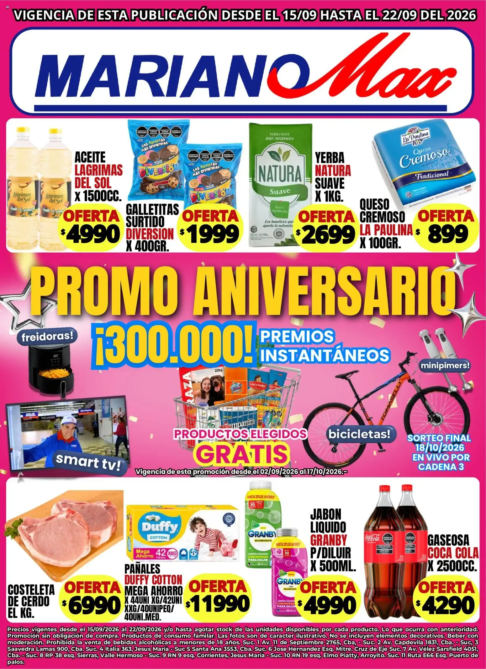 Ofertas de Mariano Max - Catálogo del 15/09/2026 - 22/09/2026 15 de septiembre al 22 de septiembre 2026 - Página 1 del catálogo