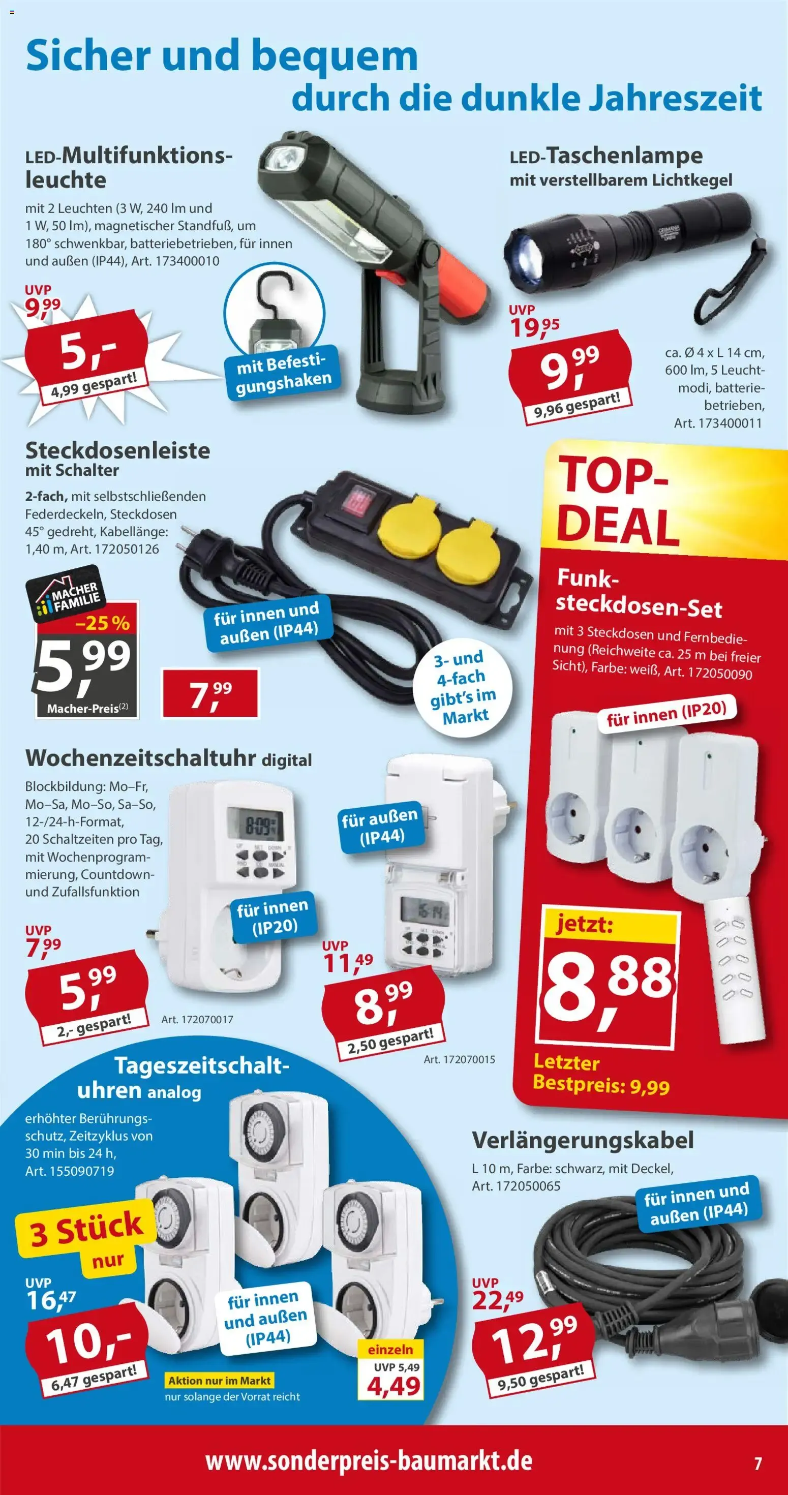 Sonderpreis Baumarkt Prospekt (ab 31.10.2026) zum Blättern von 31. Oktober bis 6. November 2026 - Prospekt seite 7