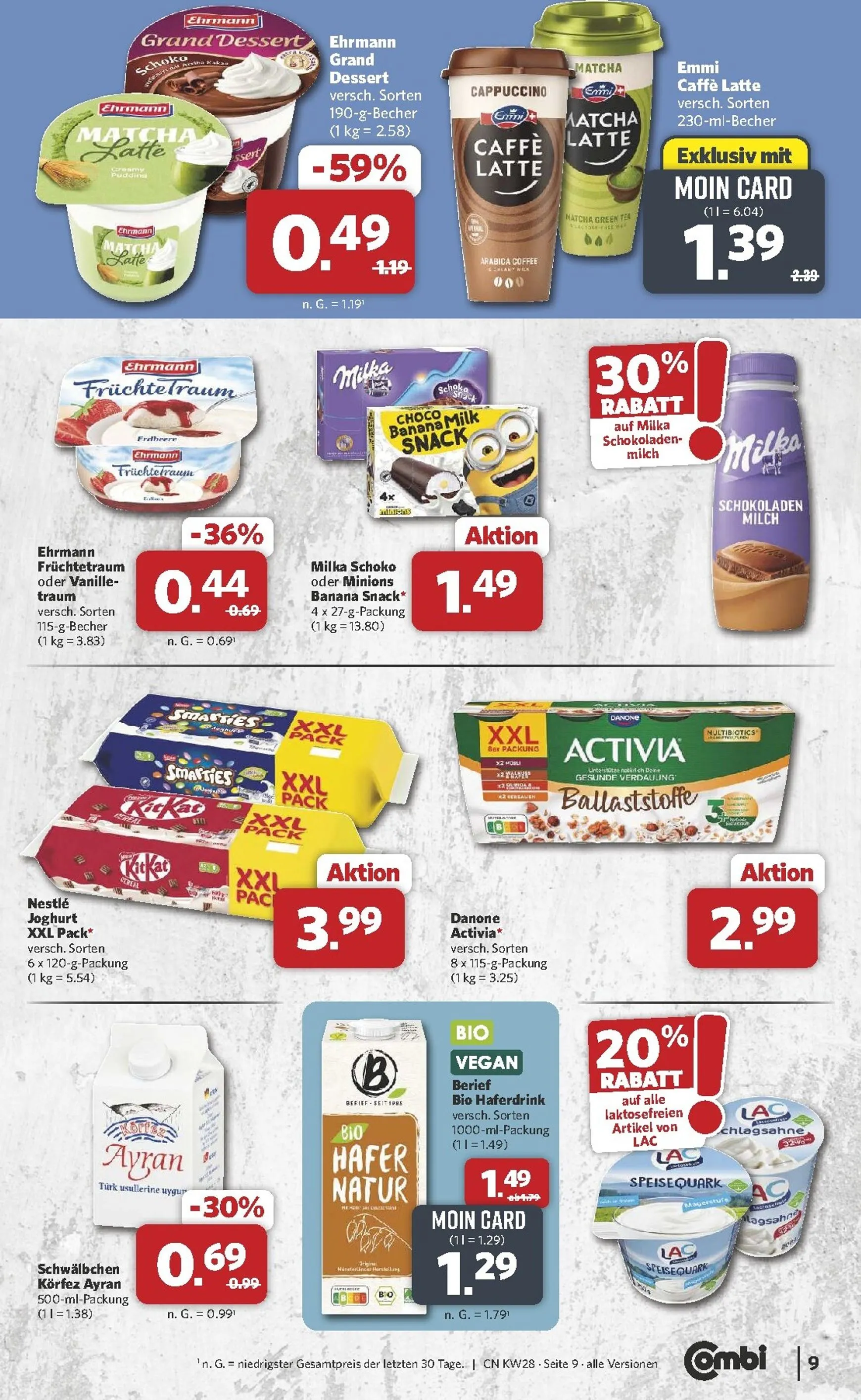 Combi Prospekt – von Montag 06.07.2026 bis Samstag 11.07.2026 von 6. Juli bis 11. Juli 2026 - Prospekt seite 9