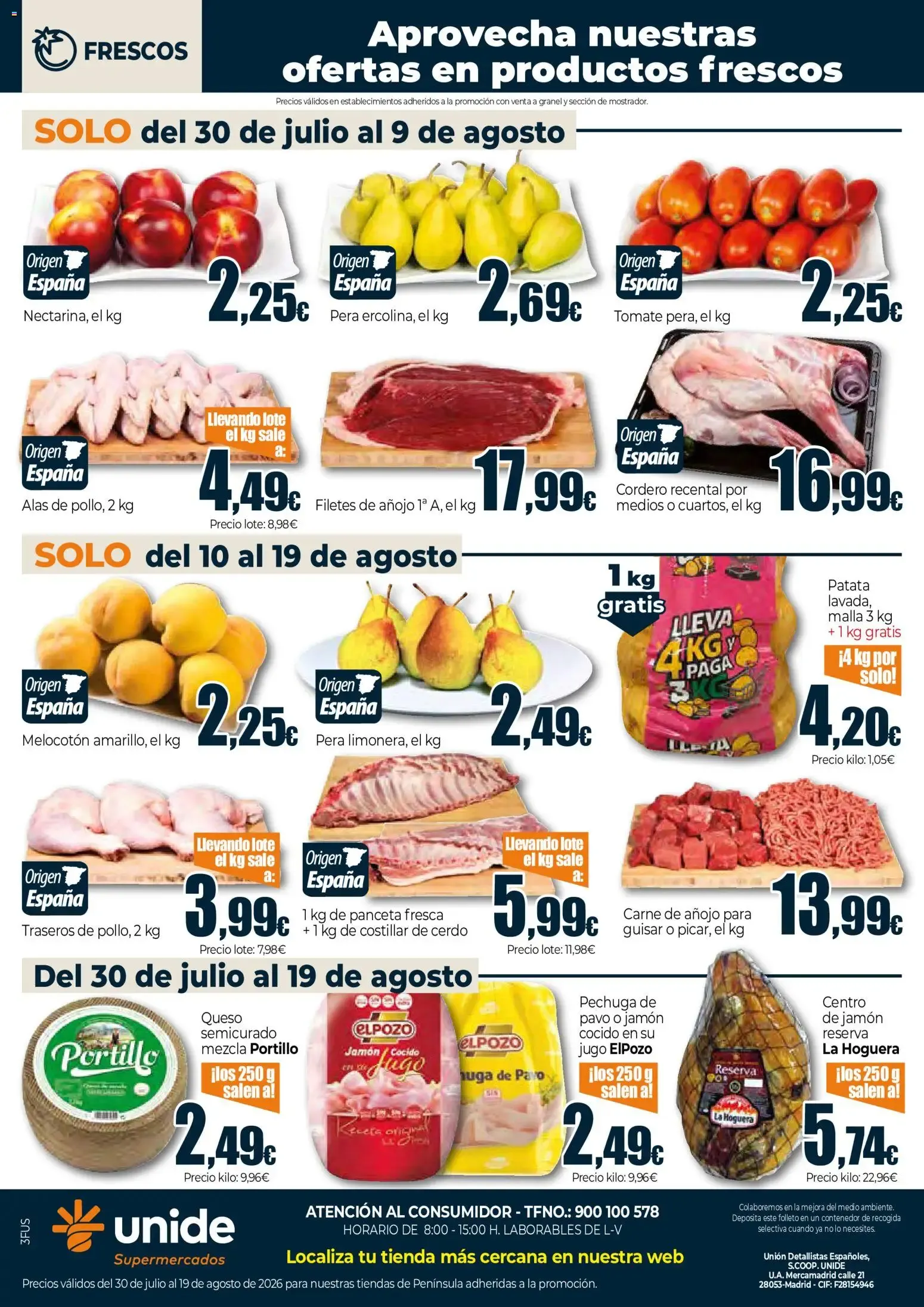 Catálogo de Unide Supermercados: Este verano tus ofertas más a mano 30 de julio al 19 de agosto 2026 - Página 4